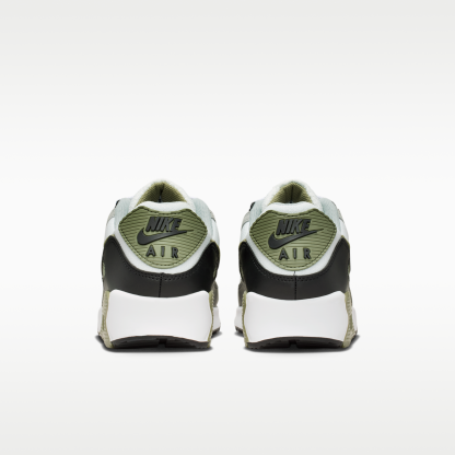 Nike Air Max 90 - Summit White/Light Pumice/Μαύρο/Silver Sage - 6