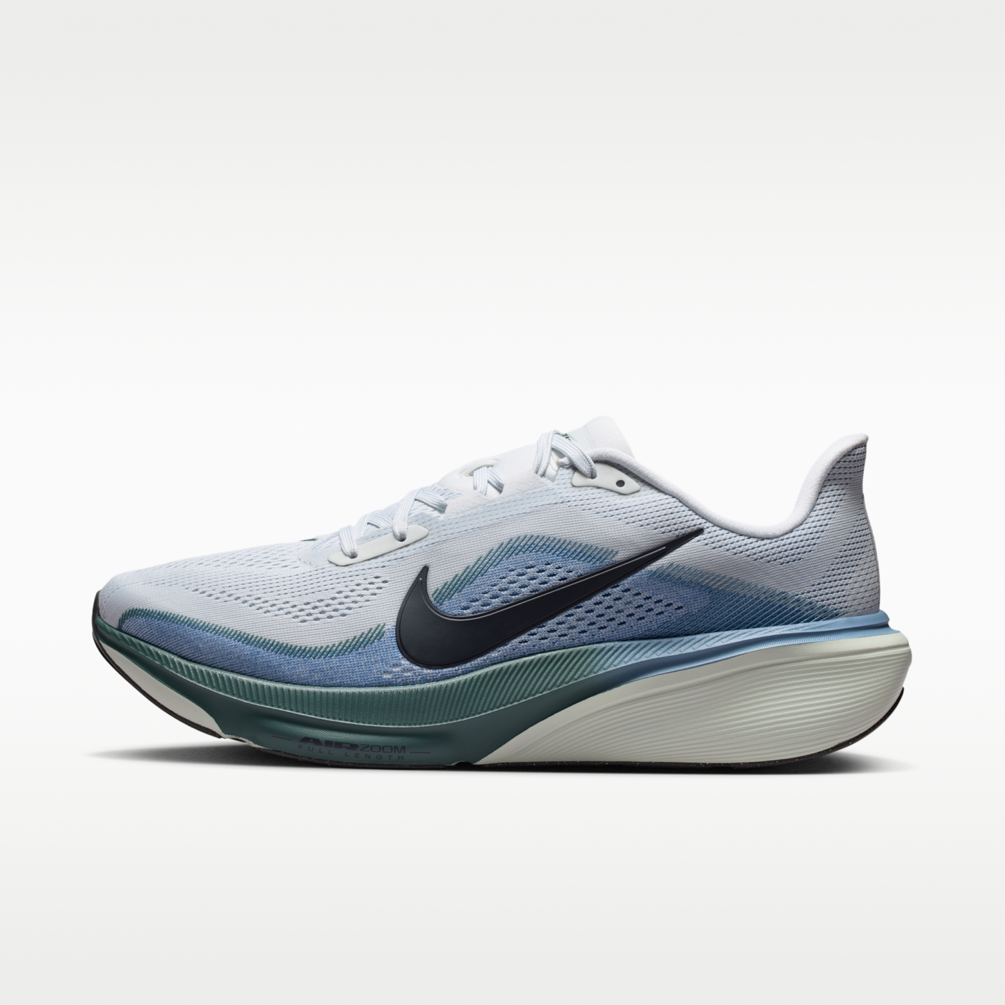 Nike Pegasus 42 - Pure Platinum/Work Blue/Mineral Slate/Dark Obsidian - 1