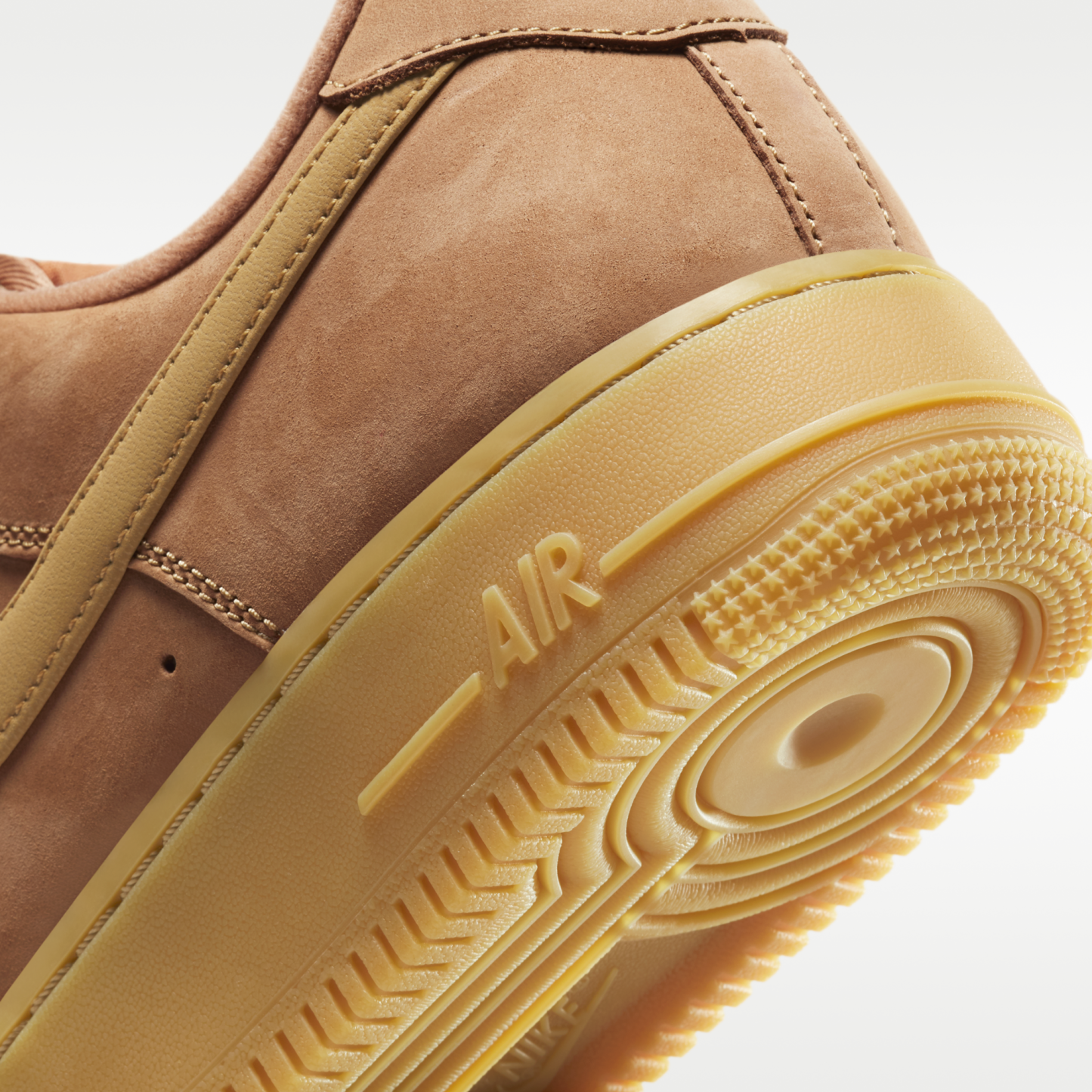 Nike Air Force 1 '07 WB - Flax/Gum Light Brown/Μαύρο/Wheat - 8