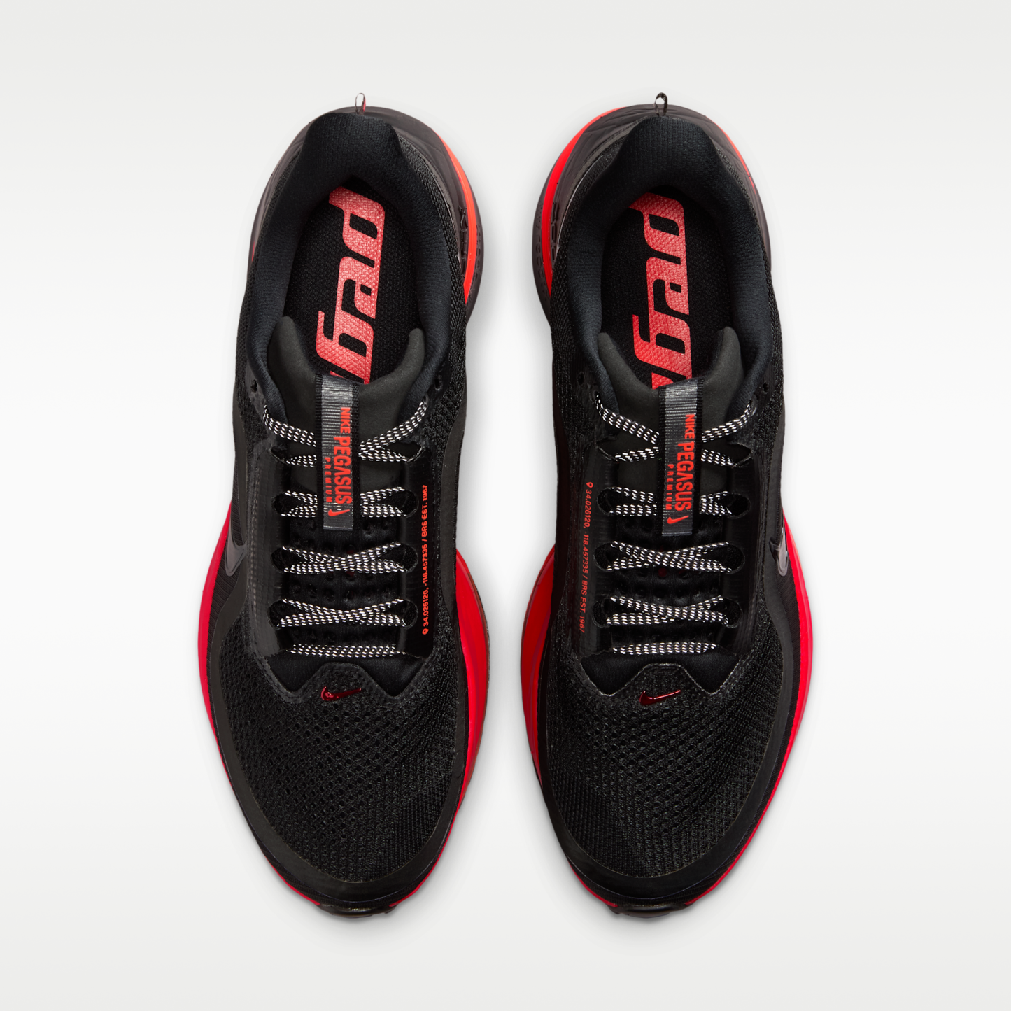 Nike Pegasus Premium - Μαύρο/University Red/Bright Crimson/Μαύρο - 4