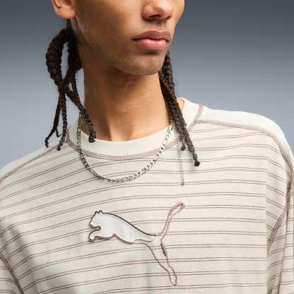 T7 Langarmshirt Unisex - Warm White Heather