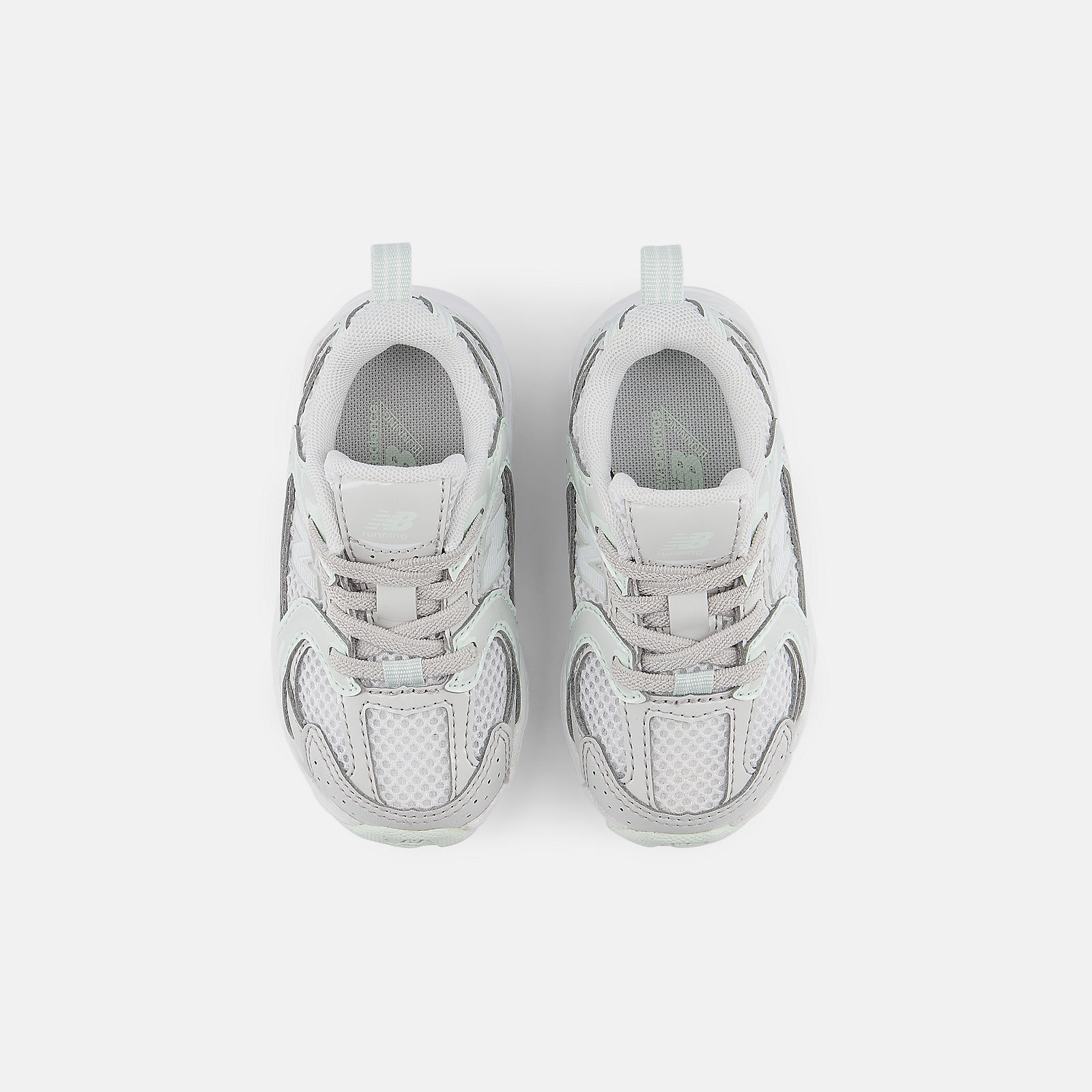New Balance 530 BUNGEE LACE - GREY MATTER con MINT WATER - I5308UZ