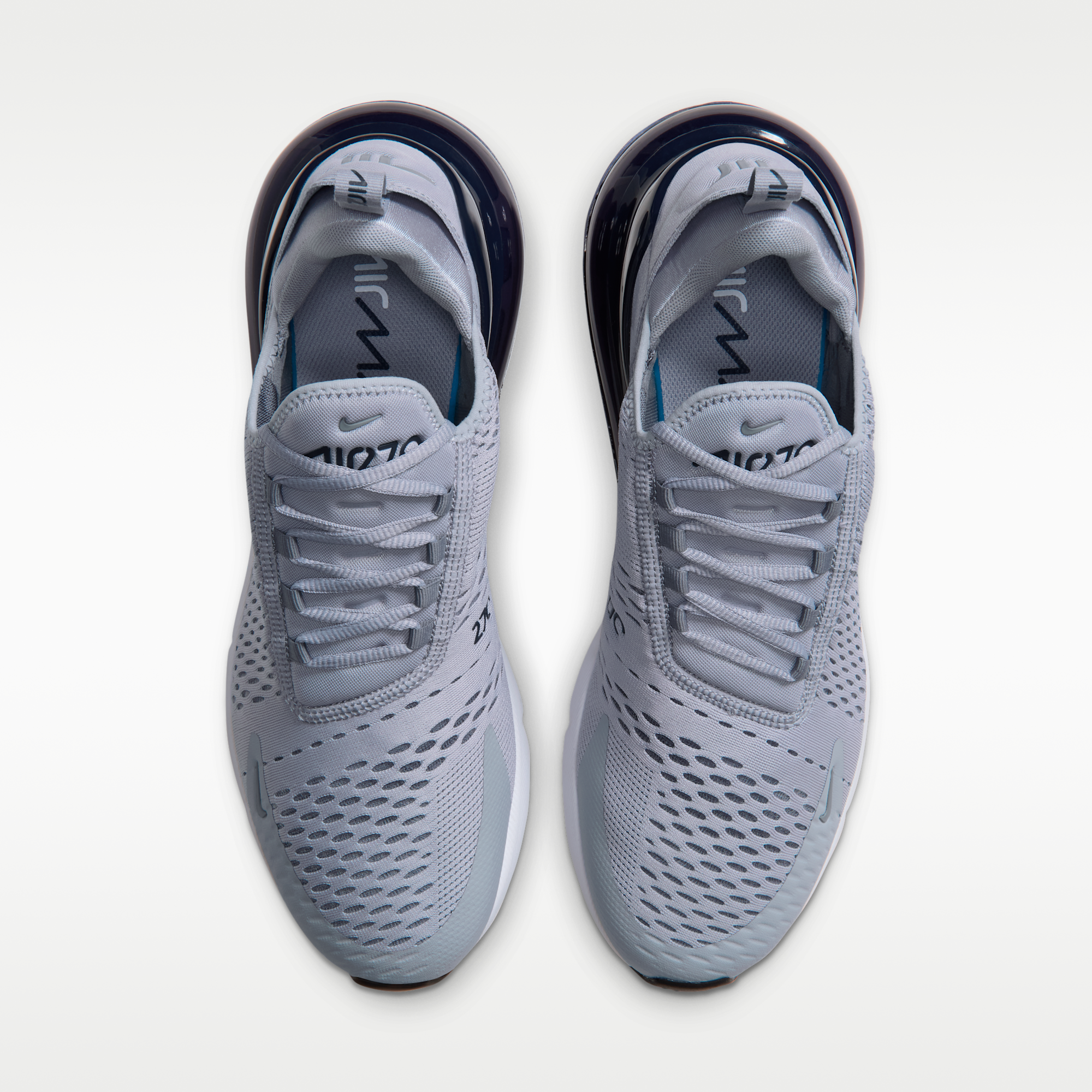 Nike Air Max 270 - Wolf Grey/Cool Grey/Λευκό/Obsidian - 4