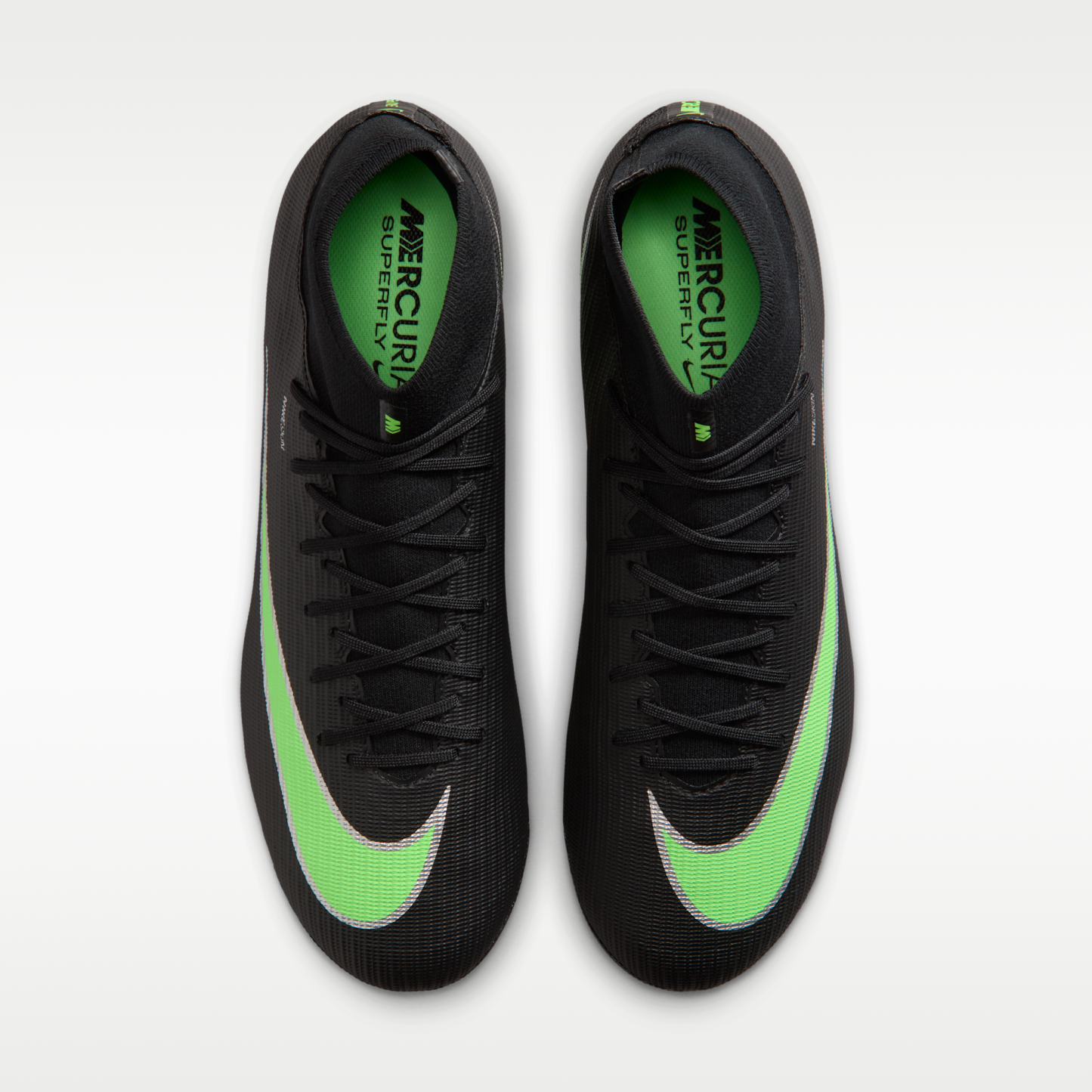 Nike Mercurial Superfly 11 Academy - Μαύρο/Μαύρο/Illusion Green (IO1496-001) - 4
