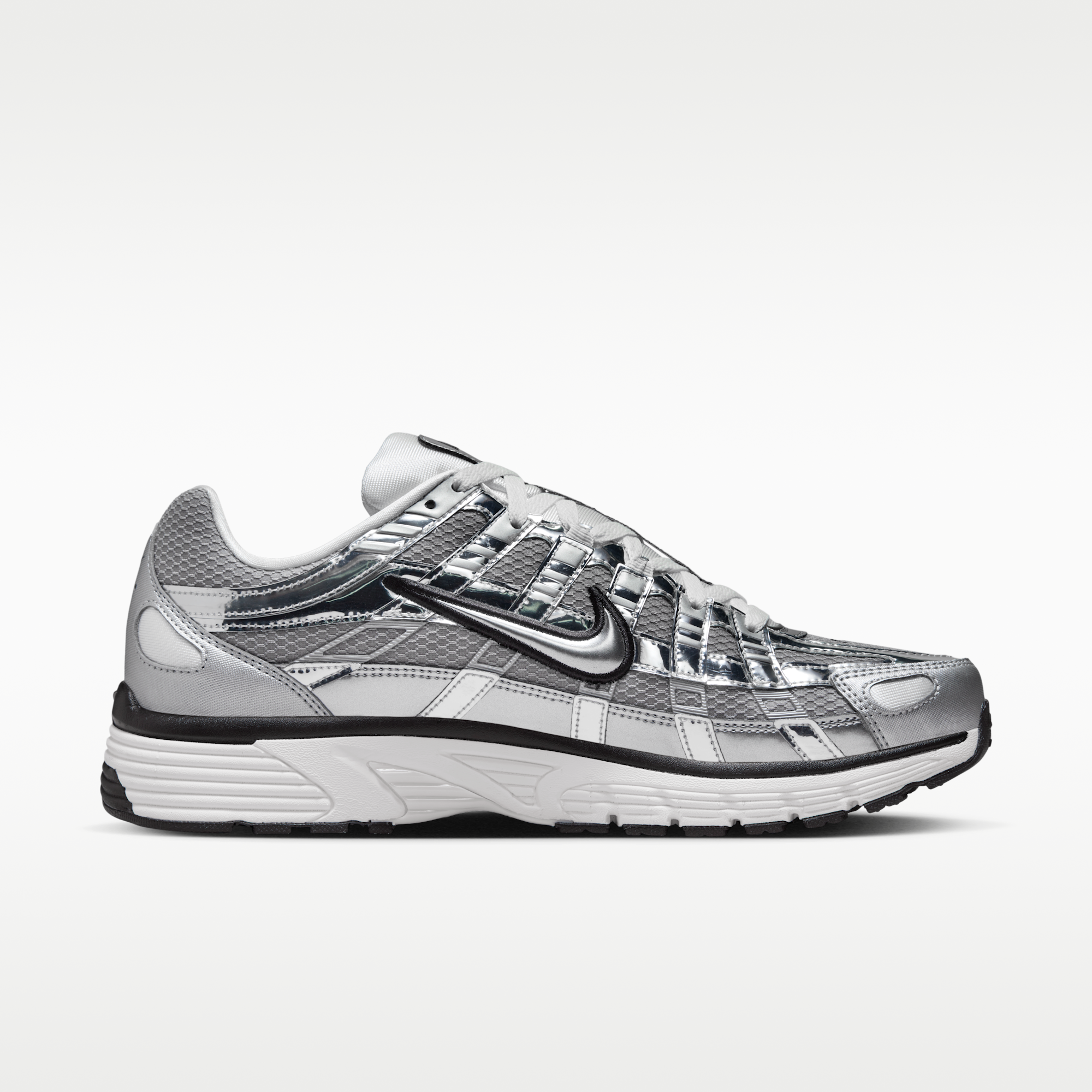 Nike P-6000 SE - Metallic Silver/Sail/Μαύρο/Metallic Silver - 3