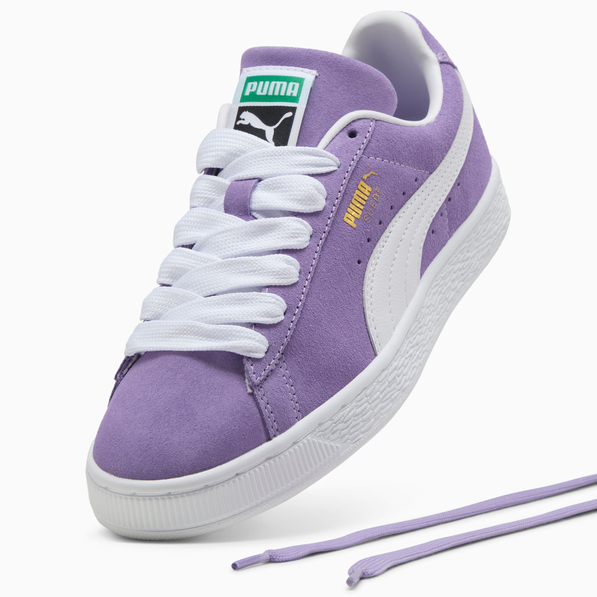 Suede Classic Sneakers Unisex - Lavender Alert-PUMA White