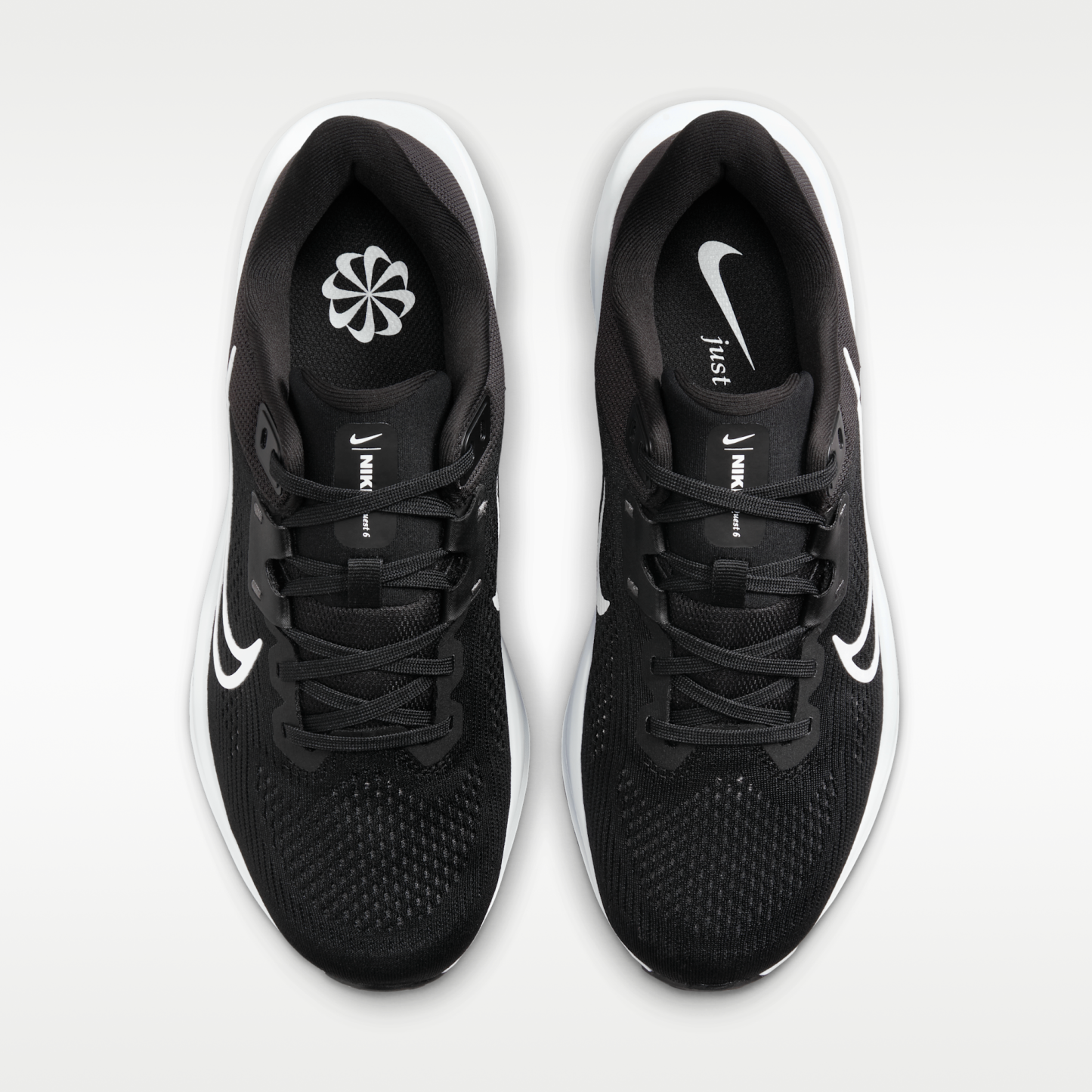 Nike Quest 6 - Μαύρο/Iron Grey/Λευκό - 4