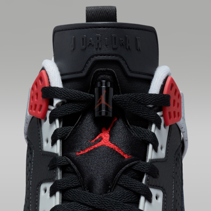 Jordan Spizike Low - Μαύρο/Wolf Grey/Λευκό/Gym Red - 9