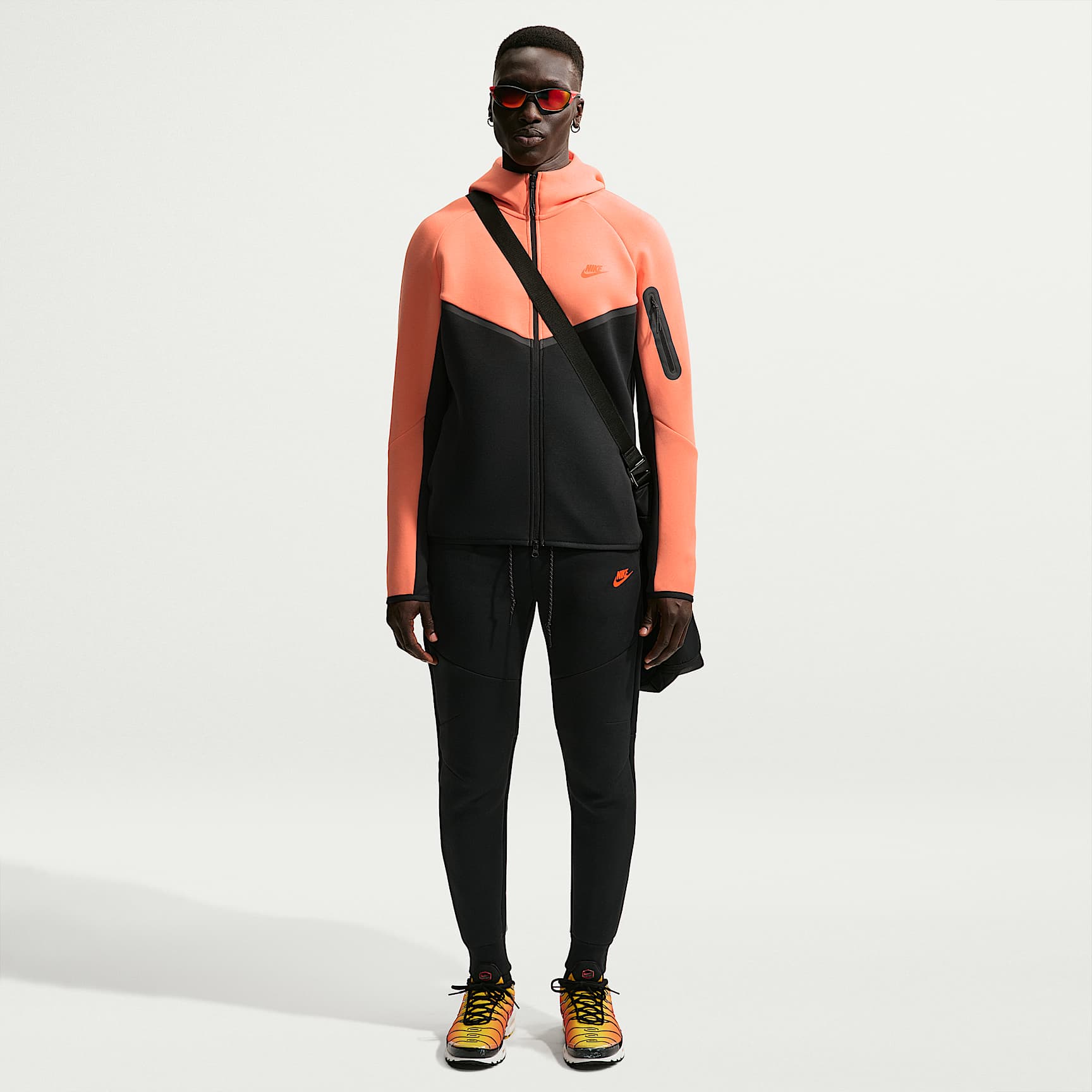 Nike Tech - Nike Tech Windrunner-Jacke aus Fleece mit durchgehendem Reißverschluss (Herren)