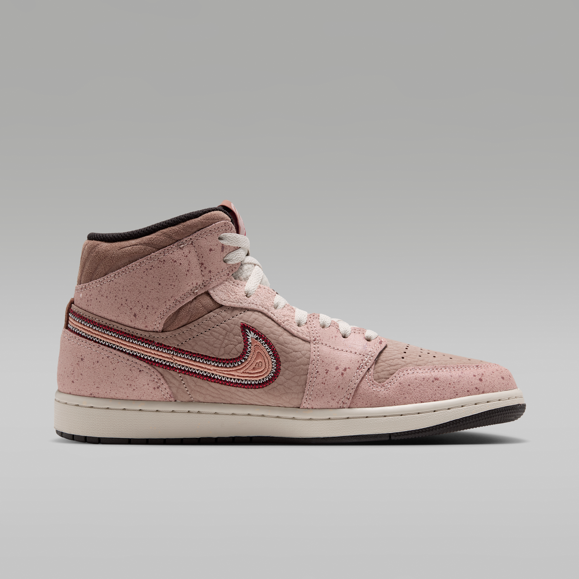 Air Jordan 1 Mid SE Día de Muertos - Desert Dust/Particle Beige/Light Orewood Brown/Terra Blush - 3