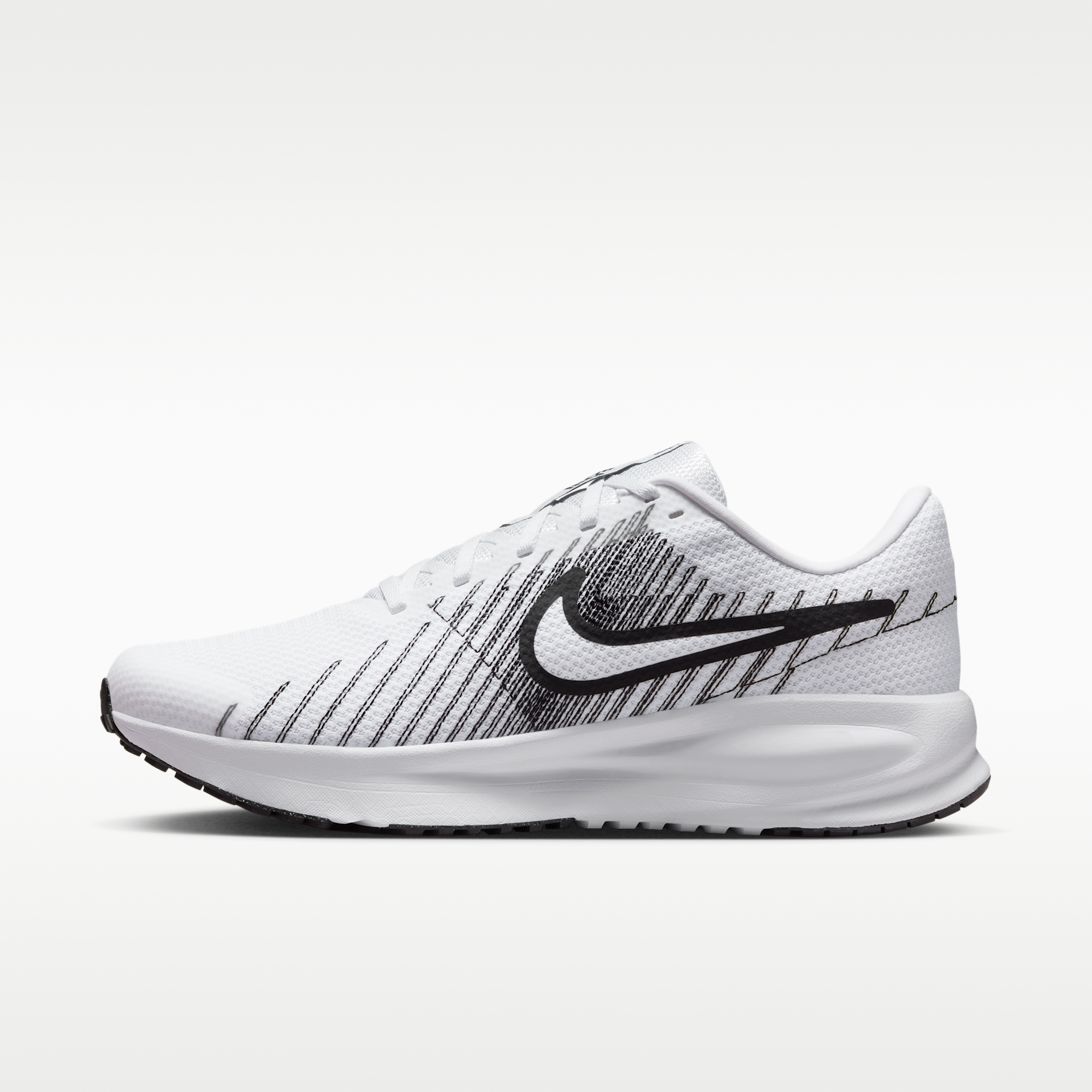 Nike Run Defy - Λευκό/Μαύρο - 1