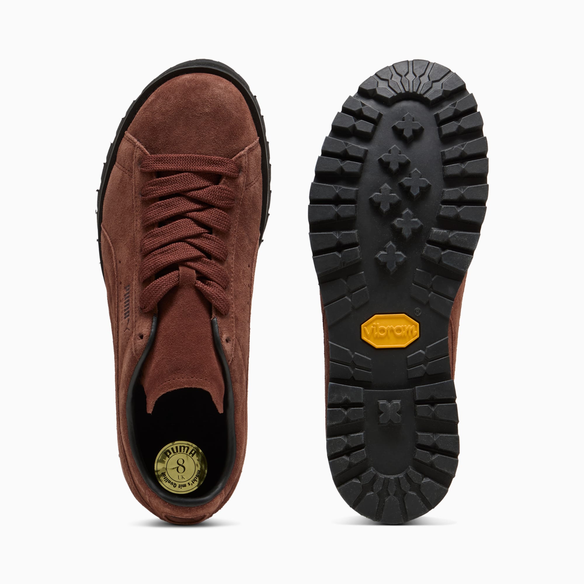 Suede Vibram® Sneakers Unisex - Chocotart-PUMA Black