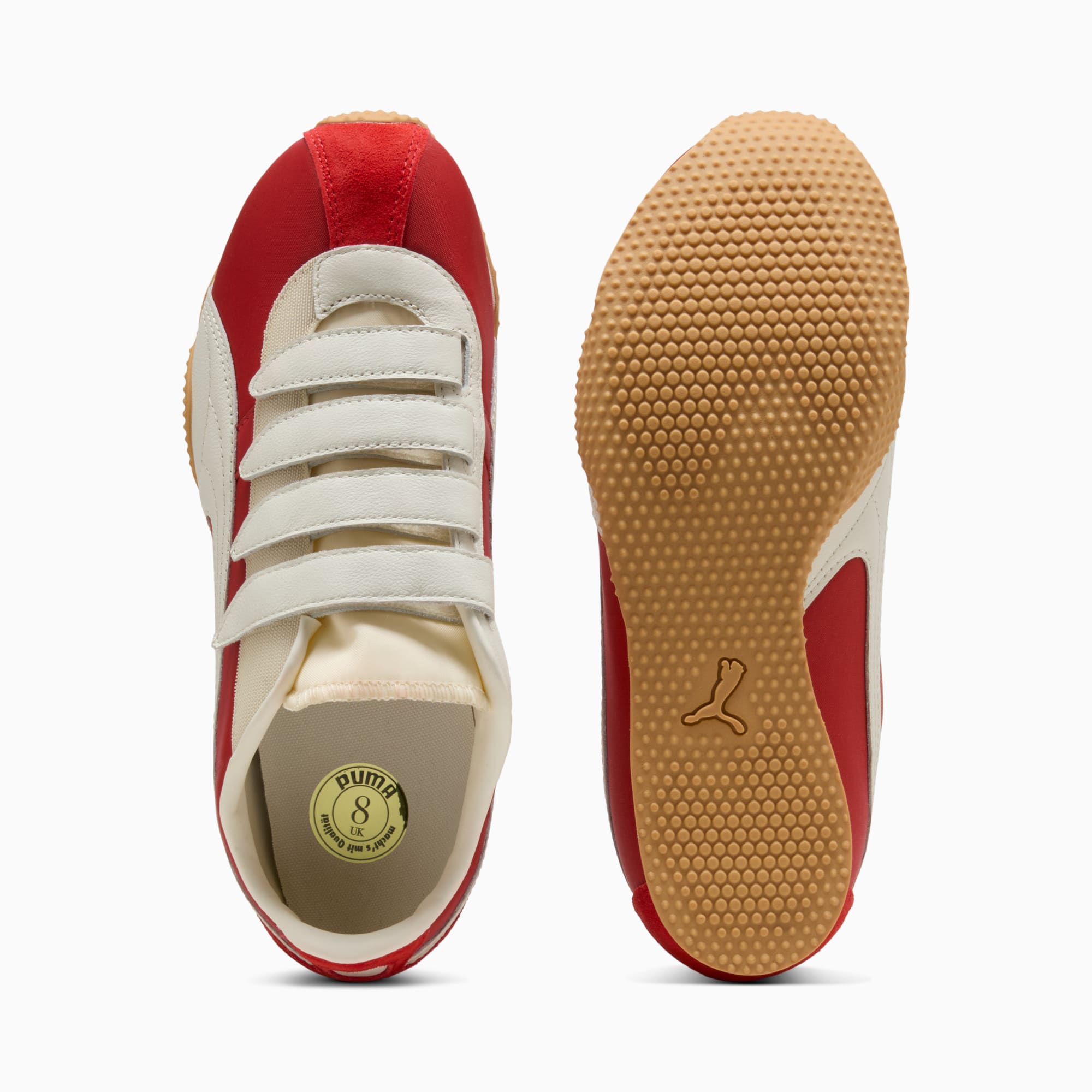 H-Street Strap Sneakers Unisex - Candy Apple-Warm White