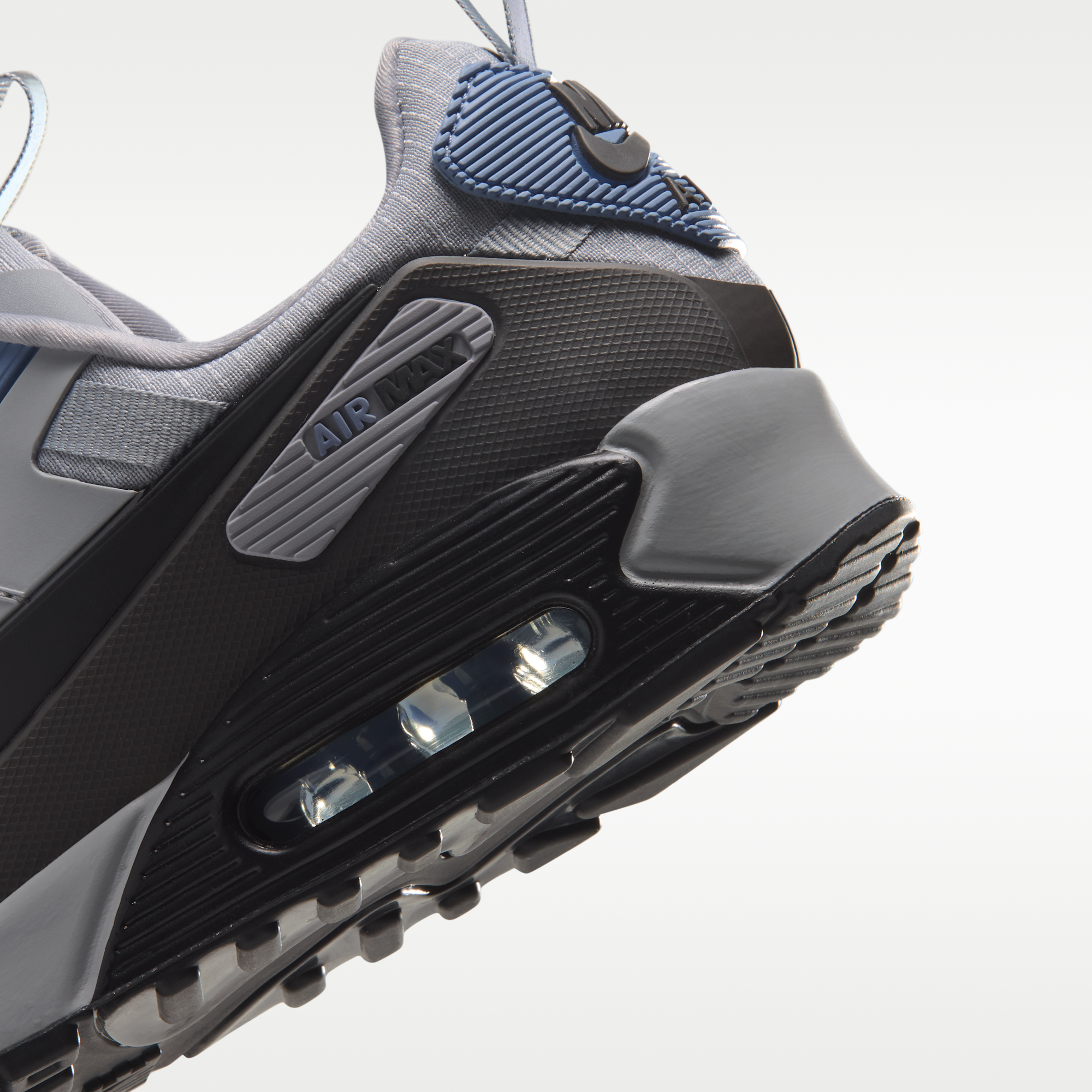 Nike Air Max 90 Drift - Medium Ash/Work Blue/Wolf Grey/Μαύρο - 8