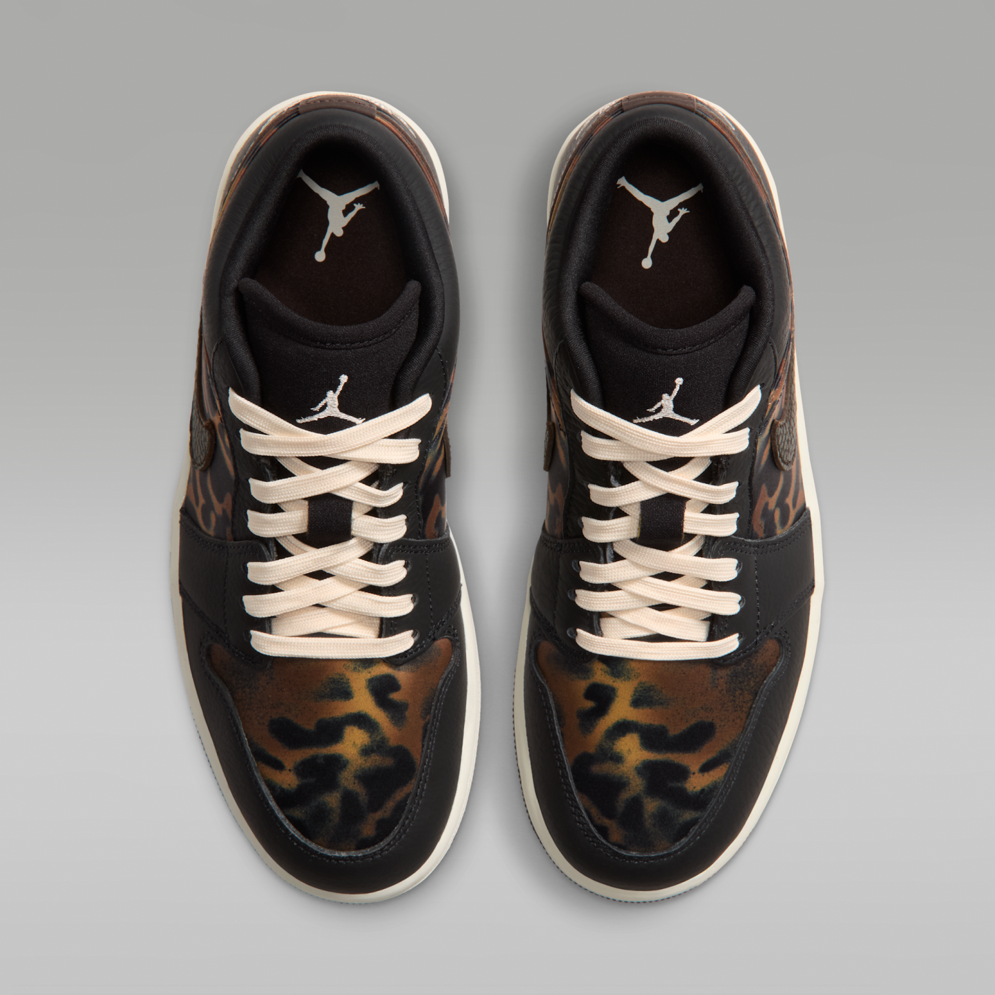 Air Jordan 1 Low SE - Μαύρο/Velvet Brown/Chalk - 4