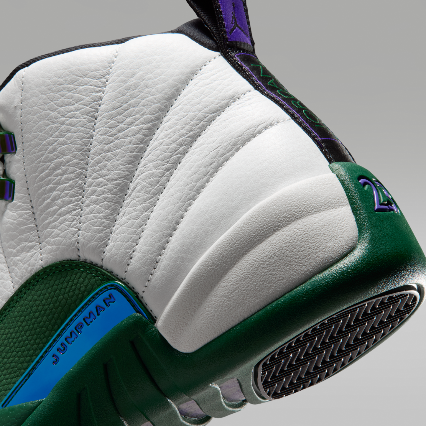 Air Jordan 12 Retro "Idols Become Rivals" - Summit White/Fierce Purple/Gorge Green - 8