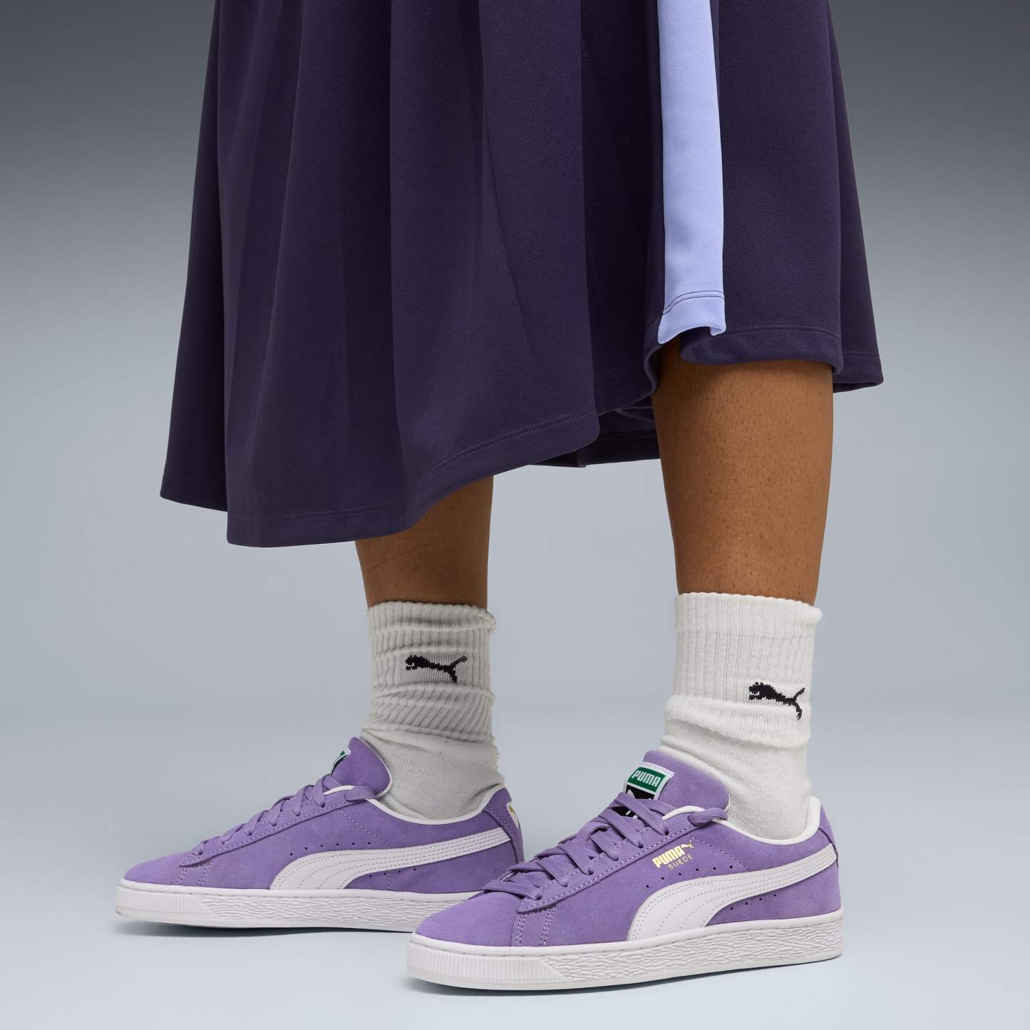 Suede Classic Sneakers Unisex - Lavender Alert-PUMA White