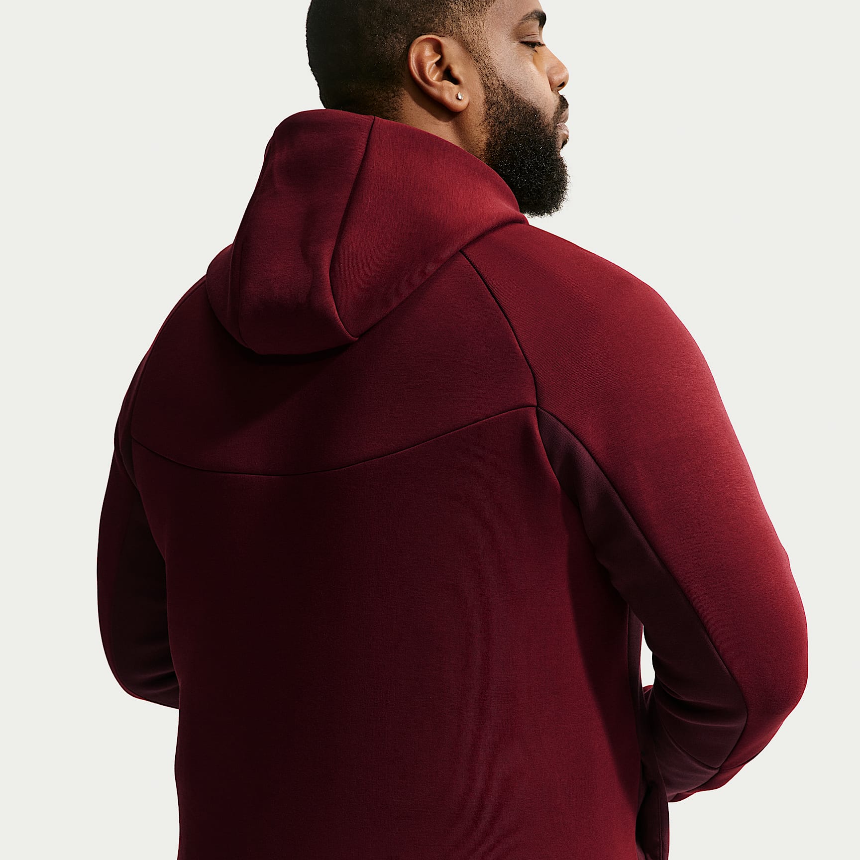 Nike Tech - Nike Tech Windrunner-Jacke aus Fleece mit durchgehendem Reißverschluss (Herren)