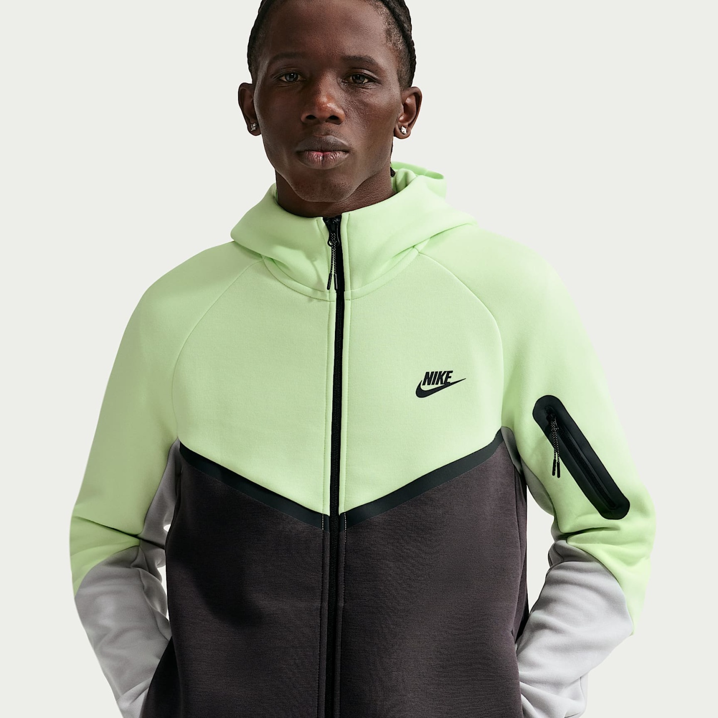 Nike Tech - Nike Tech Windrunner-Jacke aus Fleece mit durchgehendem Reißverschluss (Herren)