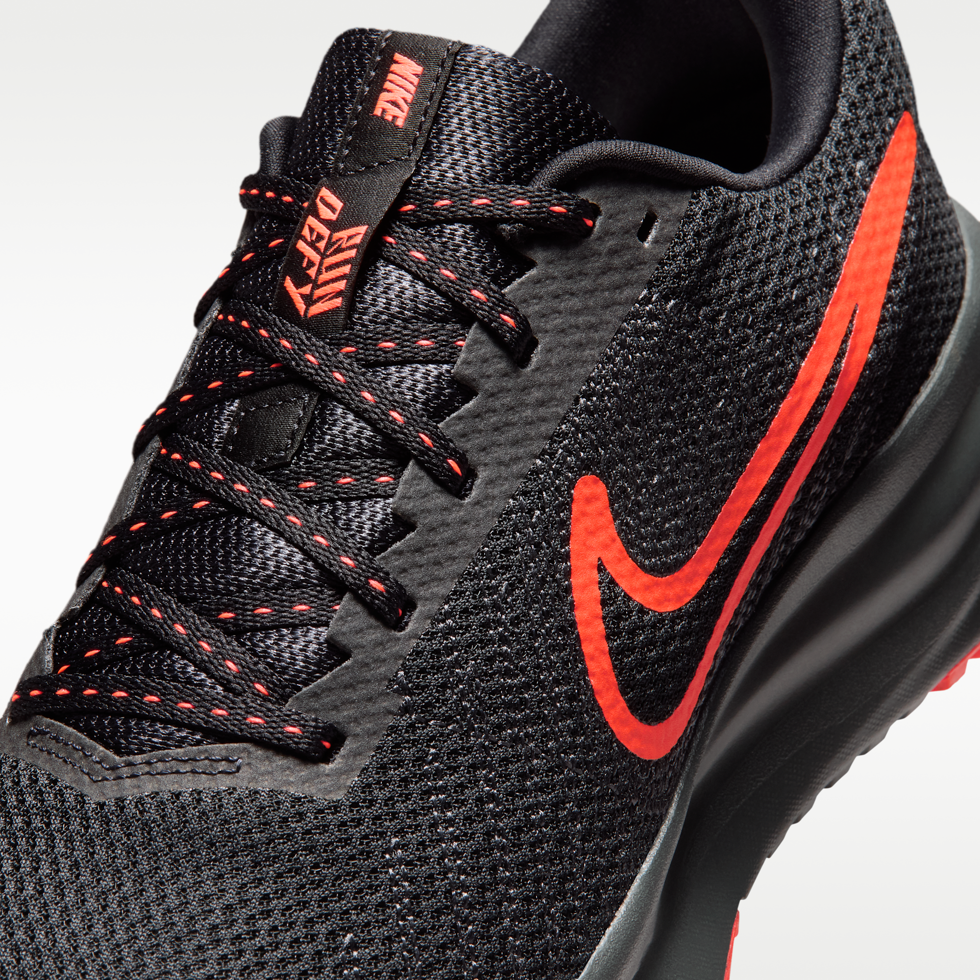 Nike Run Defy - Μαύρο/Anthracite/Bright Crimson - 7