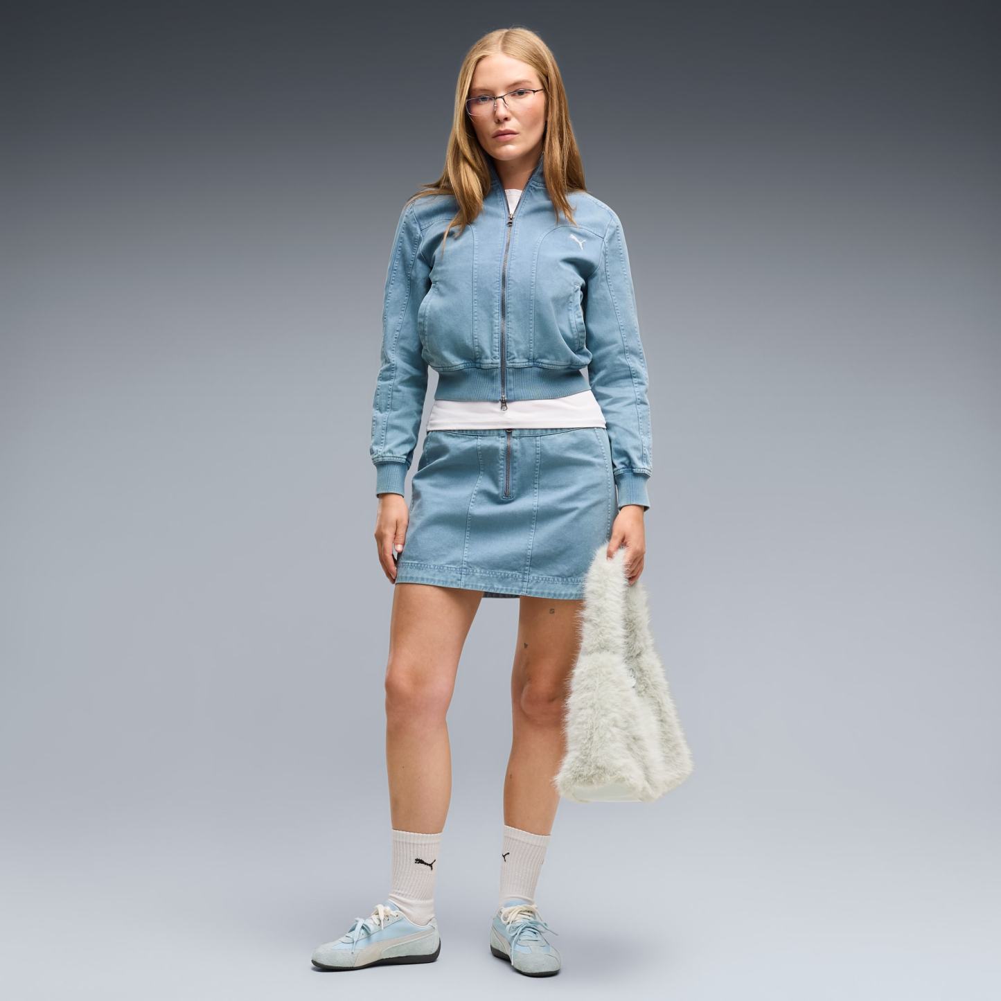 Speedcat Brushed Luxe Sneakers Damen - Aqua Glow-Moody Gray
