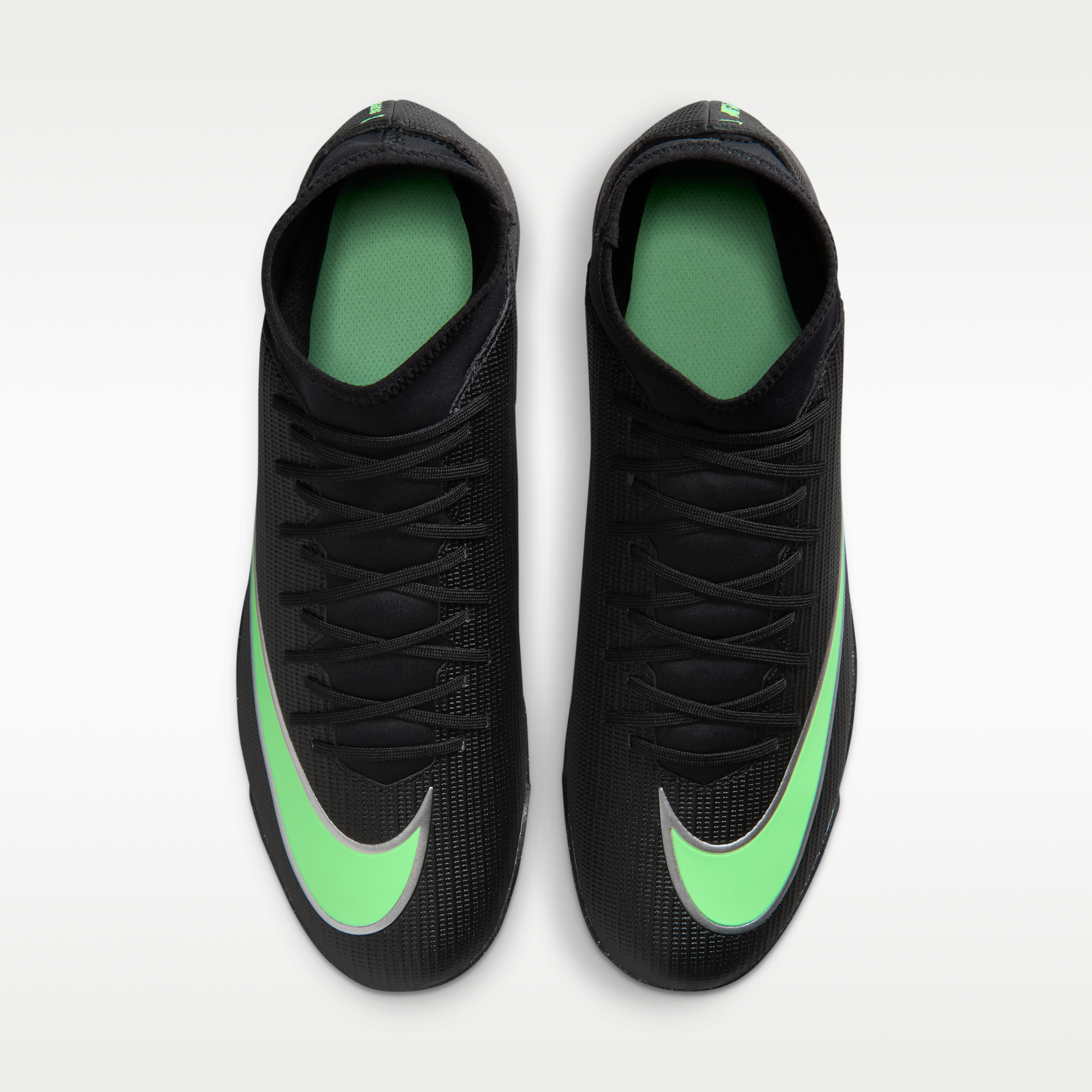 Nike Mercurial Superfly 11 Club - Μαύρο/Μαύρο/Illusion Green (IO1498-001) - 4
