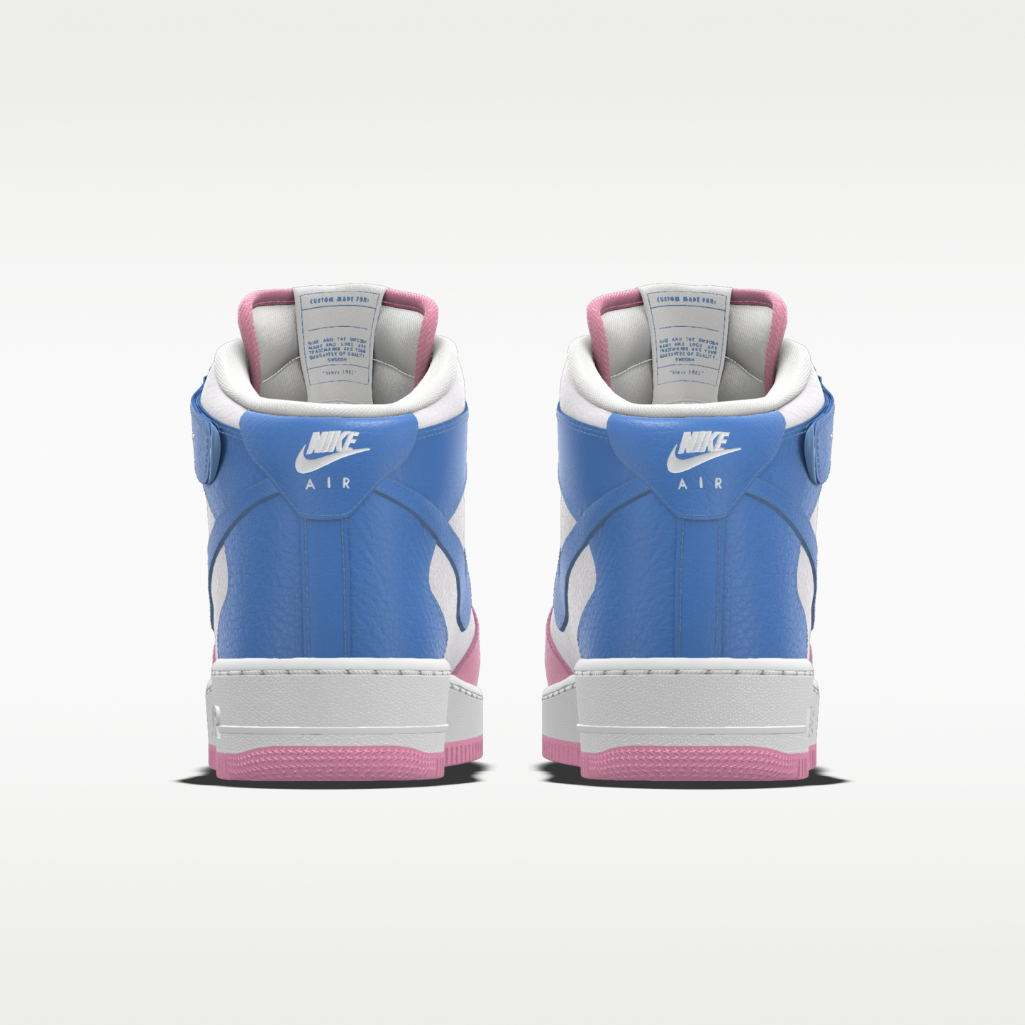 Nike Air Force 1 Mid By You - Πολύχρωμο/Πολύχρωμο/Πολύχρωμο (4523234192) - 5