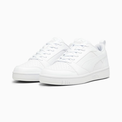 Rebound V6 Low Sneakers - PUMA White-Cool Light Gray