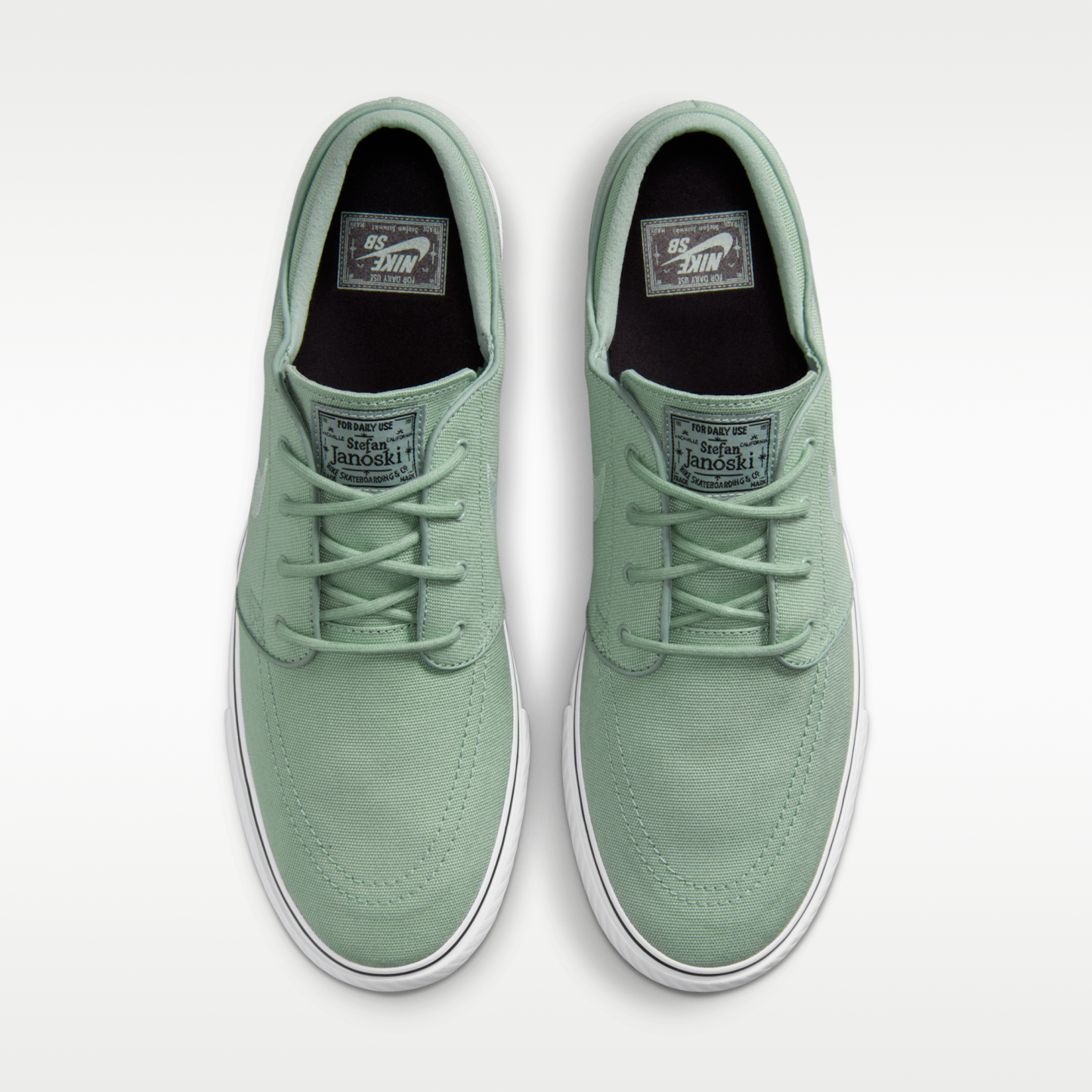Nike SB Zoom Janoski OG+ Canvas - Steam/Λευκό/Gum Light Brown/Steam - 4