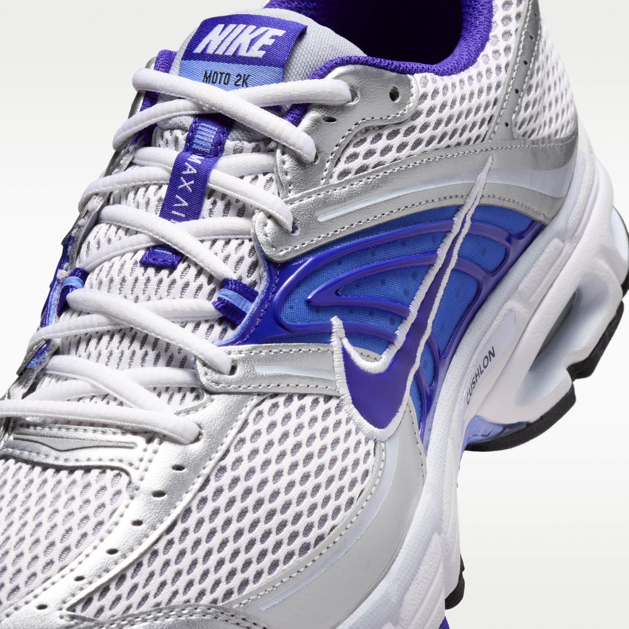 Nike Air Max Moto 2K - Λευκό/Wolf Grey/Royal Pulse/Concord - 7