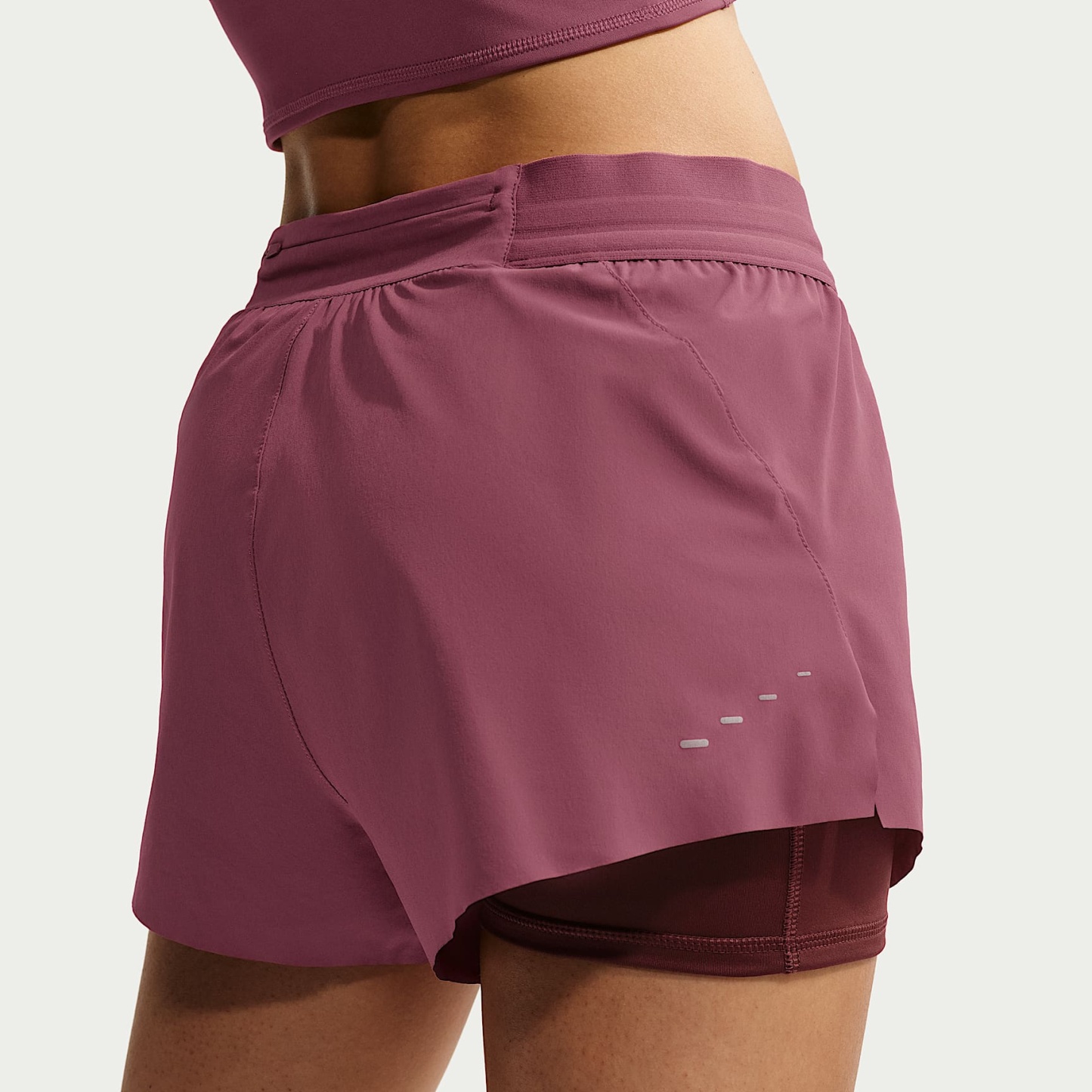 Nike Swift - Nike Swft Dri-FIT 2-in-1-Laufshorts mit mittelhohem Bund (Damen)