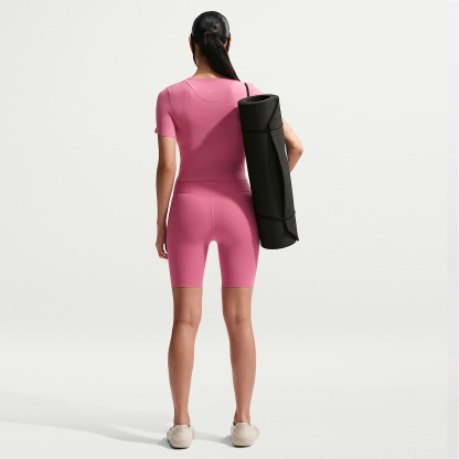 Nike Zenvy - Nike Zenvy Bike Shorts mit hohem Taillenbund (Damen, ca. 20,5 cm)