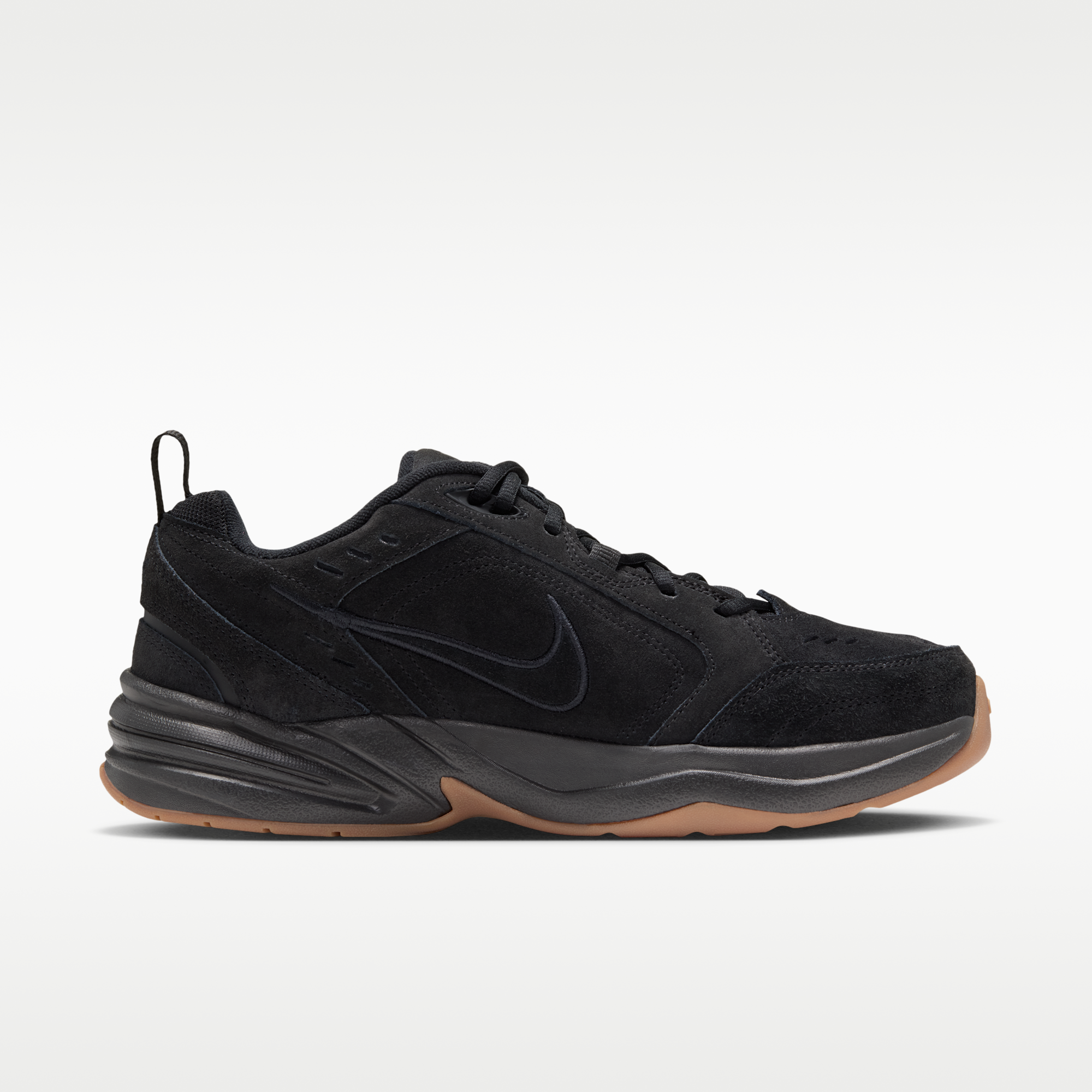 Nike Air Monarch IV - Μαύρο/Gum Medium Brown/Μαύρο - 3