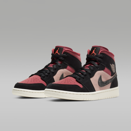Air Jordan 1 Mid - Particle Beige/Canyon Rust/Sail/Μαύρο - 5