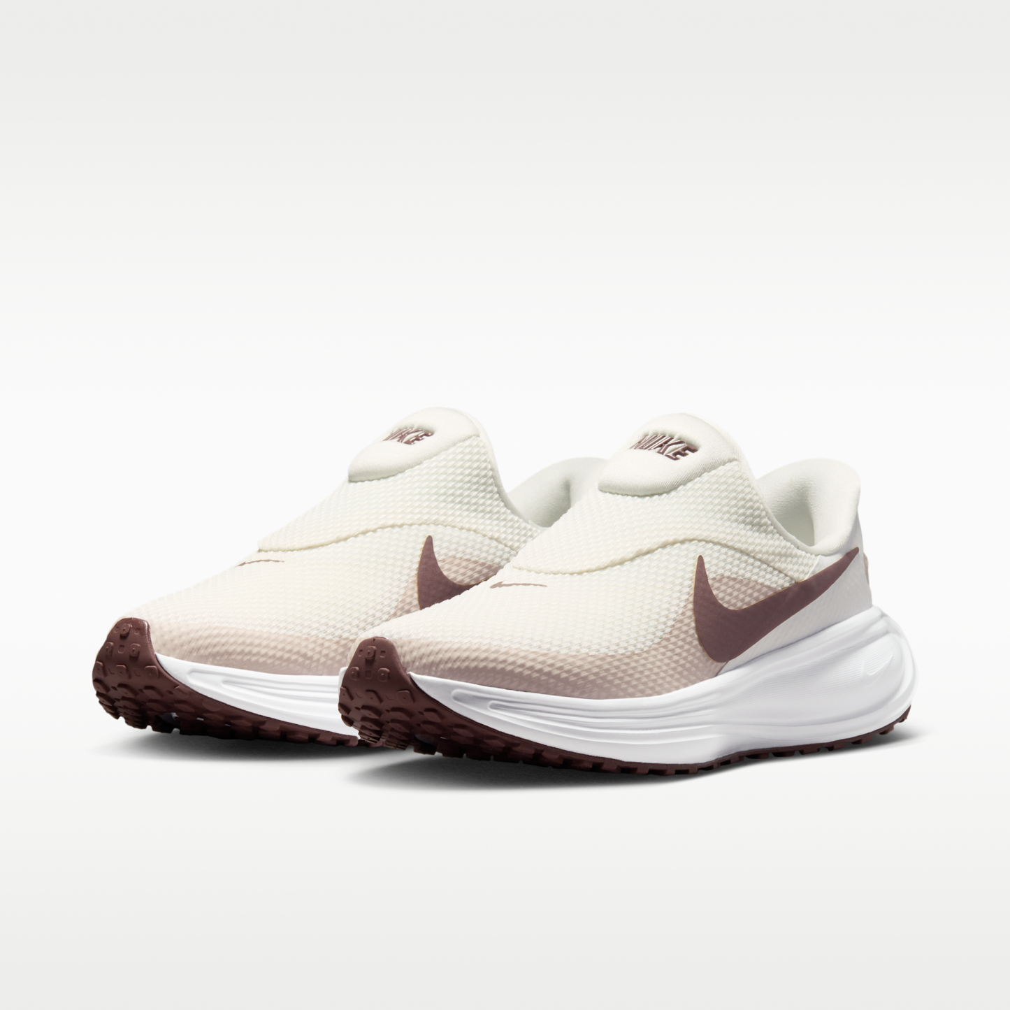 Nike Revolution 8 EasyOn - Phantom/Λευκό/Silt Red/Tattoo - 5