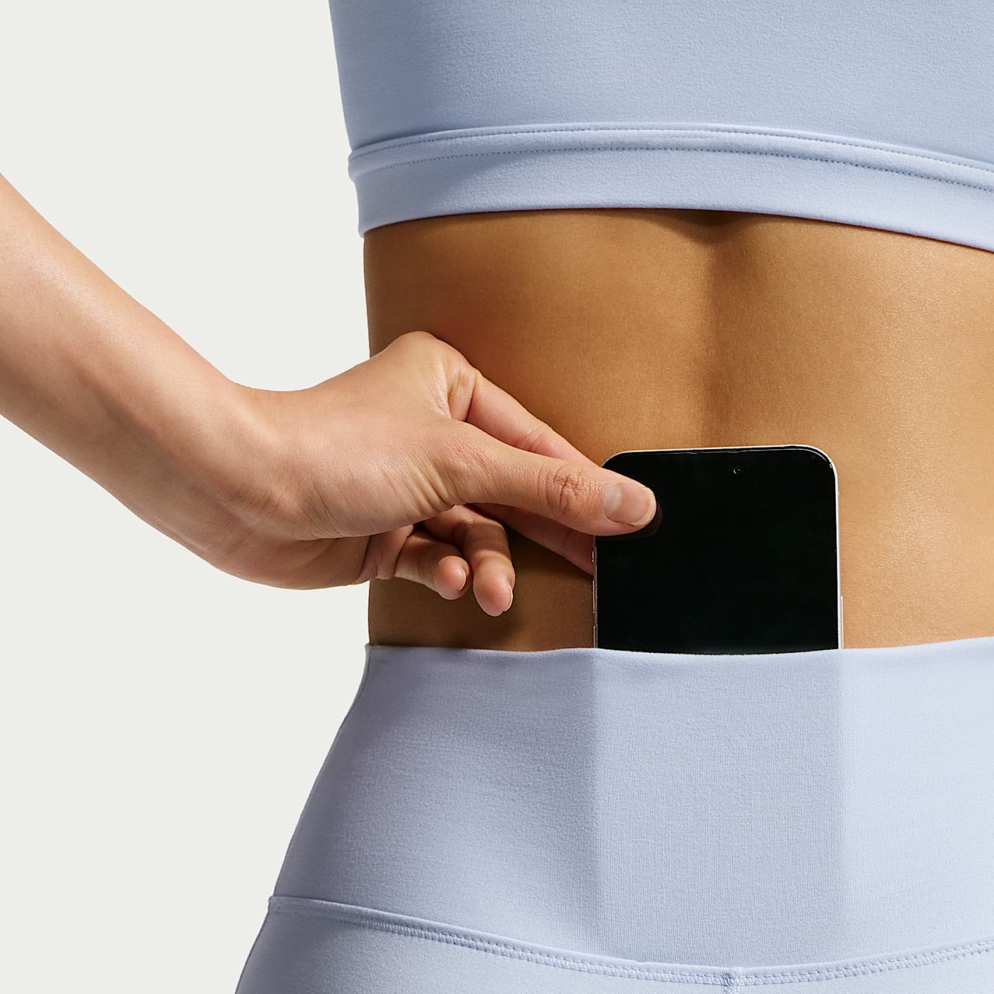 Nike One mit nahtloser Vorderseite - Nike One Leggings in voller Länge mit nahtloser Vorderseite und hohem Bund (Damen)