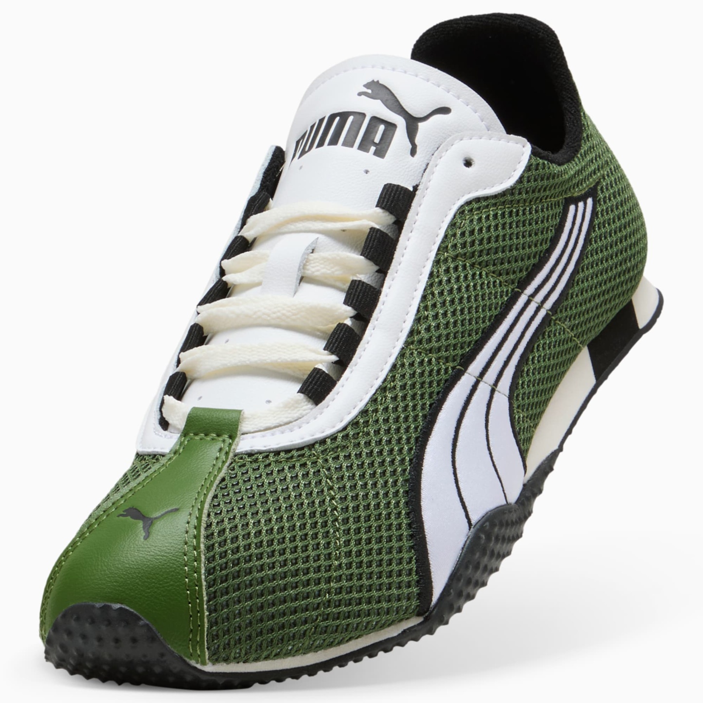 H-Street Mesh Sneakers Unisex - Earthy Green-PUMA Black