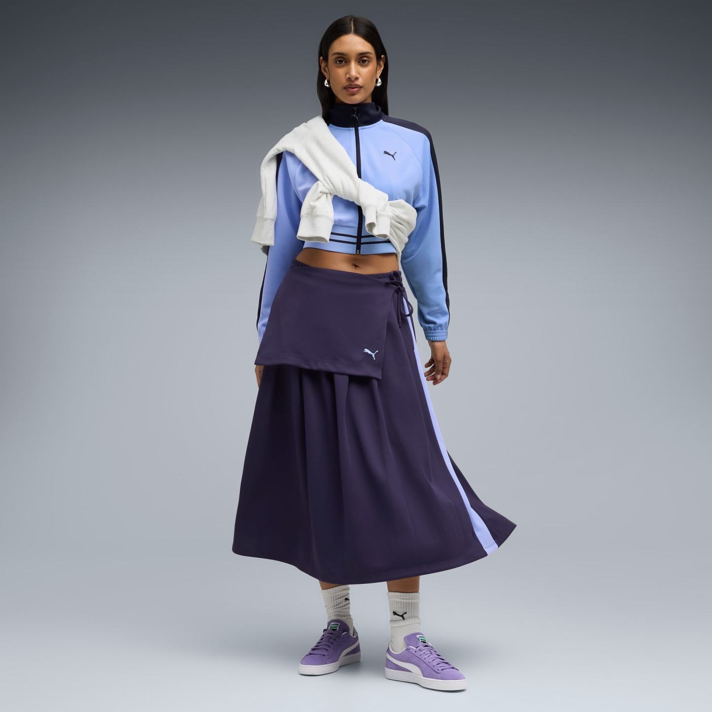 Suede Classic Sneakers Unisex - Lavender Alert-PUMA White