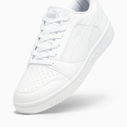 Rebound V6 Low Sneakers - PUMA White-Cool Light Gray