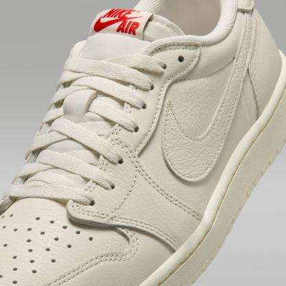 Air Jordan 1 Retro Low - Sail/University Red/Sail - 7
