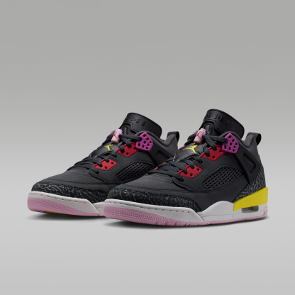 Jordan Spizike Low - Anthracite/Μαύρο/Wolf Grey/University Red - 5