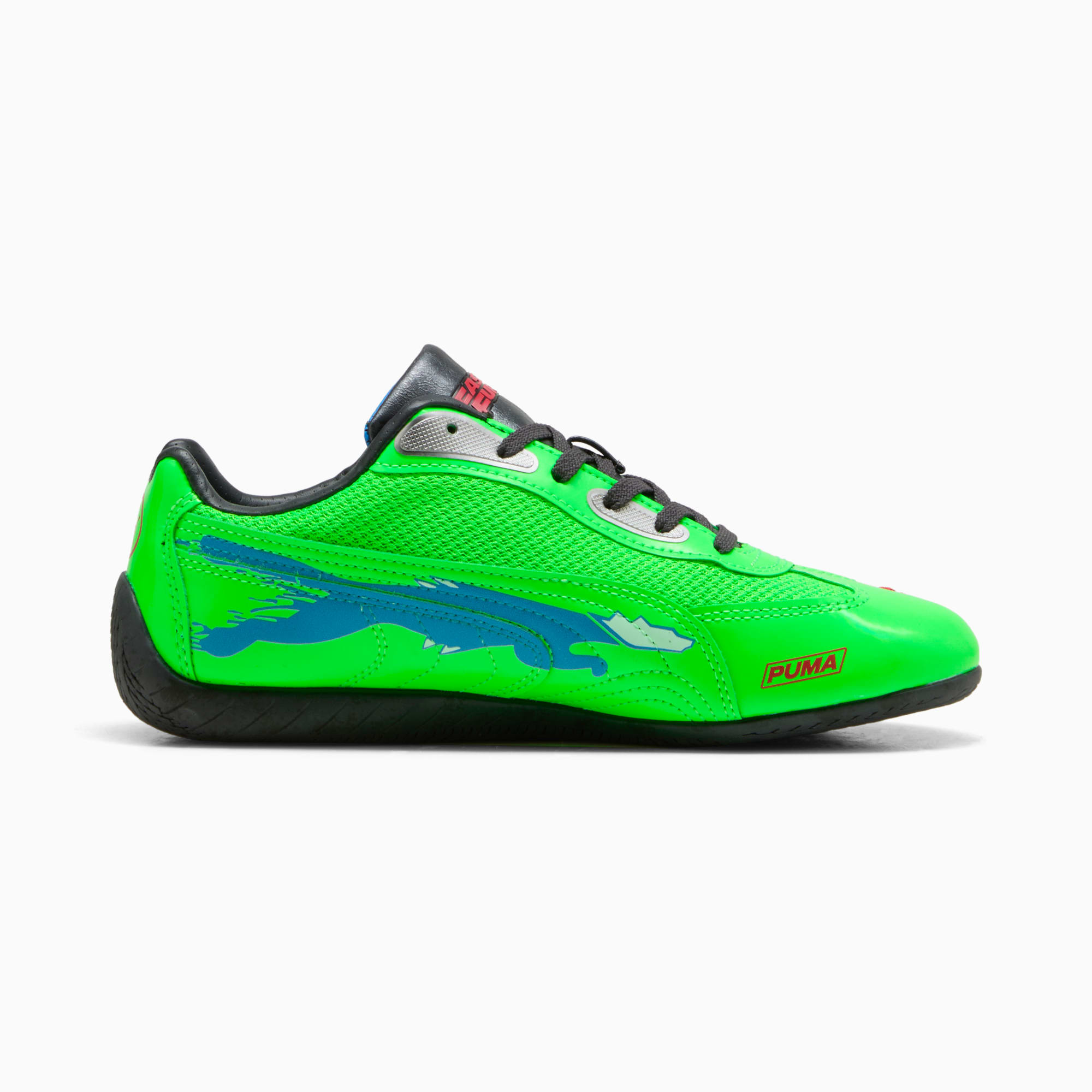 PUMA x FAST & FURIOUS LA Speedcat Sneakers Unisex - Fluro Green Pes-Racing Blue-PUMA Black