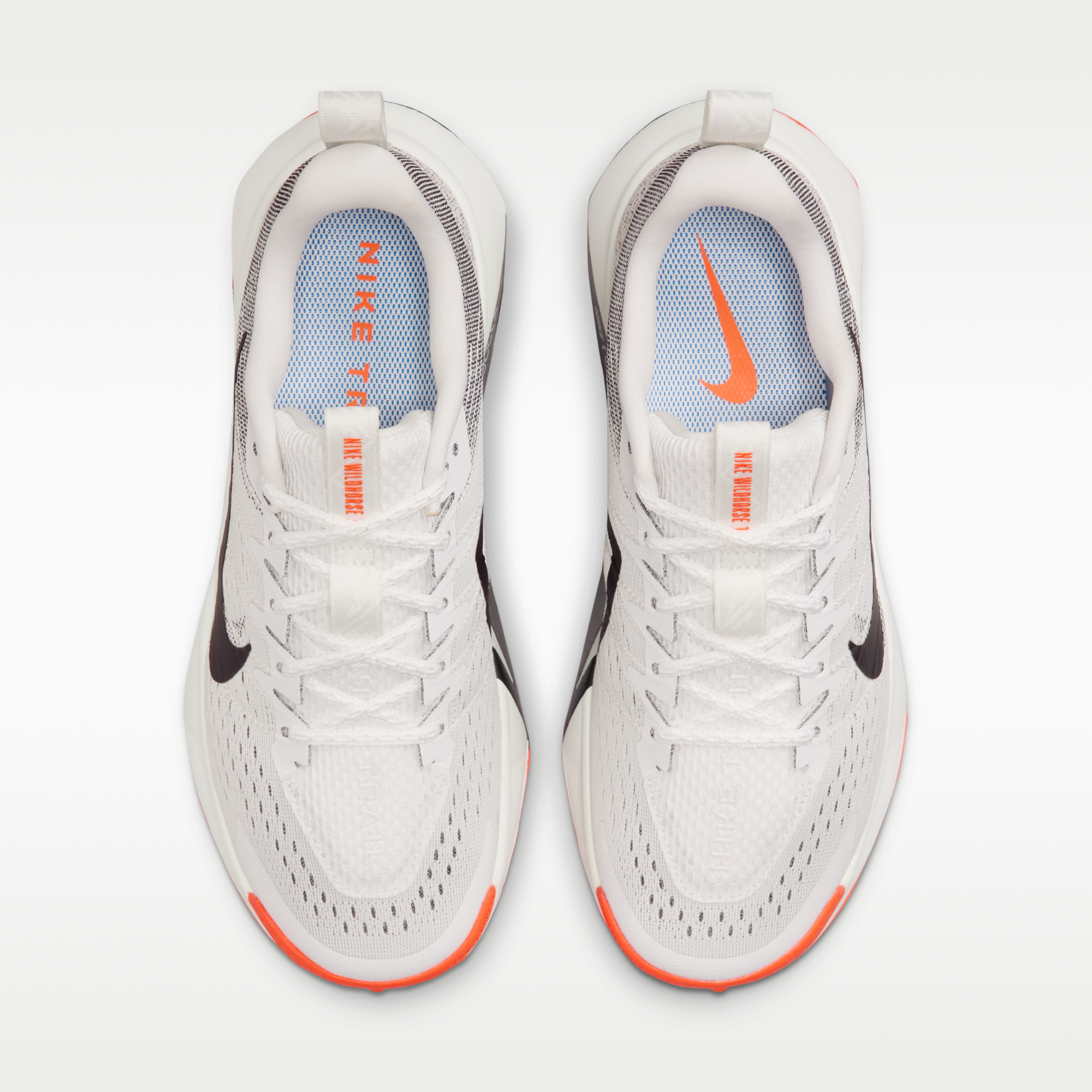 Nike Wildhorse 10 - Summit White/Safety Orange/Phantom/Μαύρο - 4