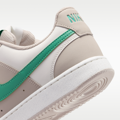 Nike Court Vision Low - Sail/Cream II/Emerald Green - 8