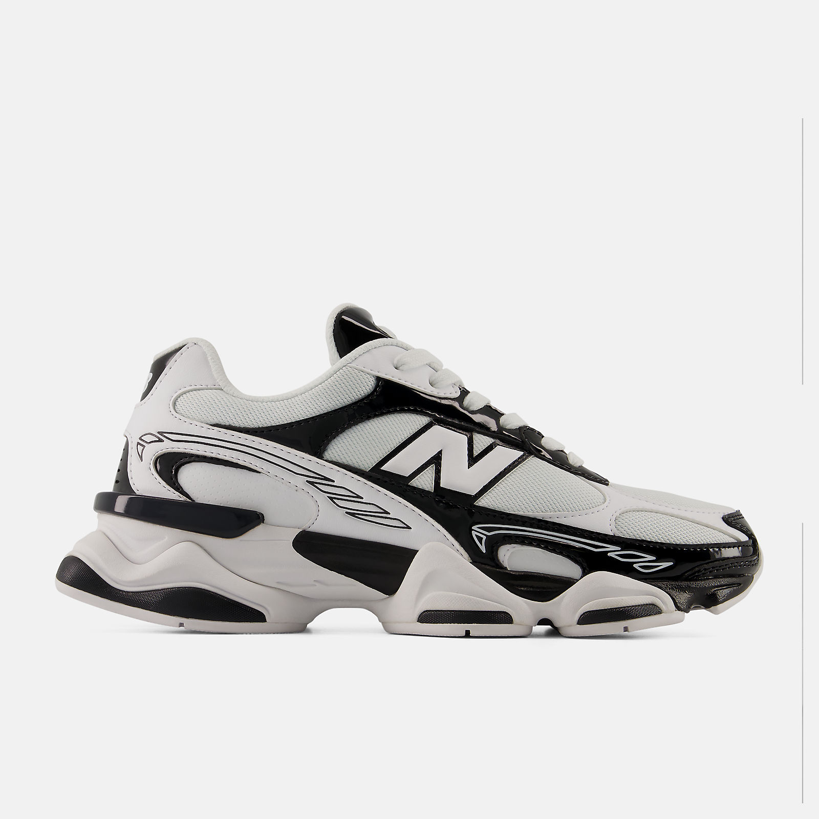 New Balance 9060R - BLACK con WHITE - U906076M