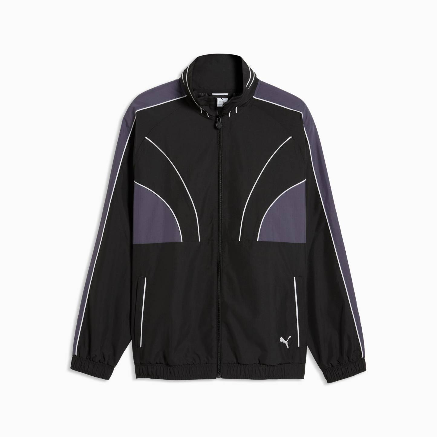 T7 Relaxed Gewebte Trainingsjacke Herren - PUMA Black