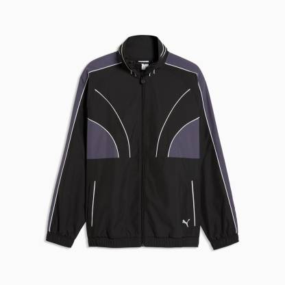 T7 Relaxed Gewebte Trainingsjacke Herren - PUMA Black