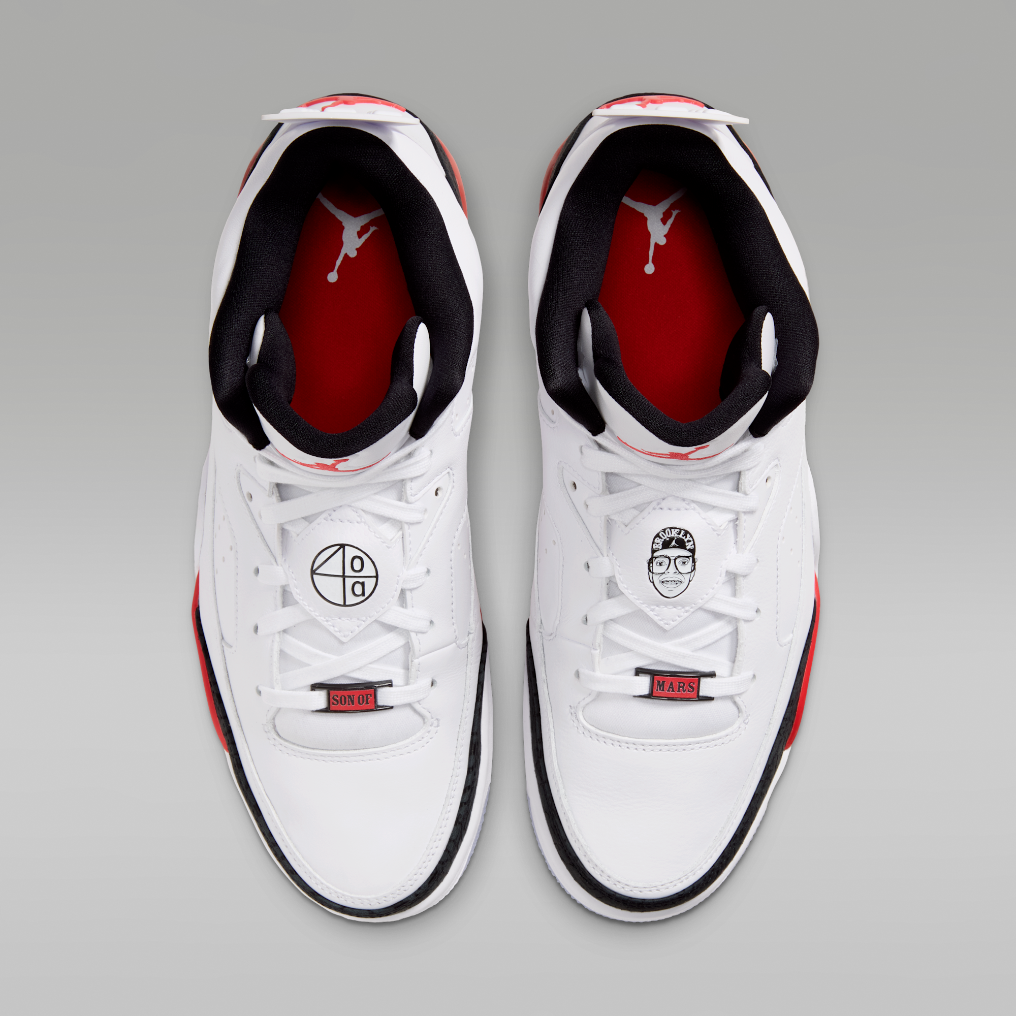 Jordan Son of Mars Low - Λευκό/Μαύρο/Light Crimson - 4