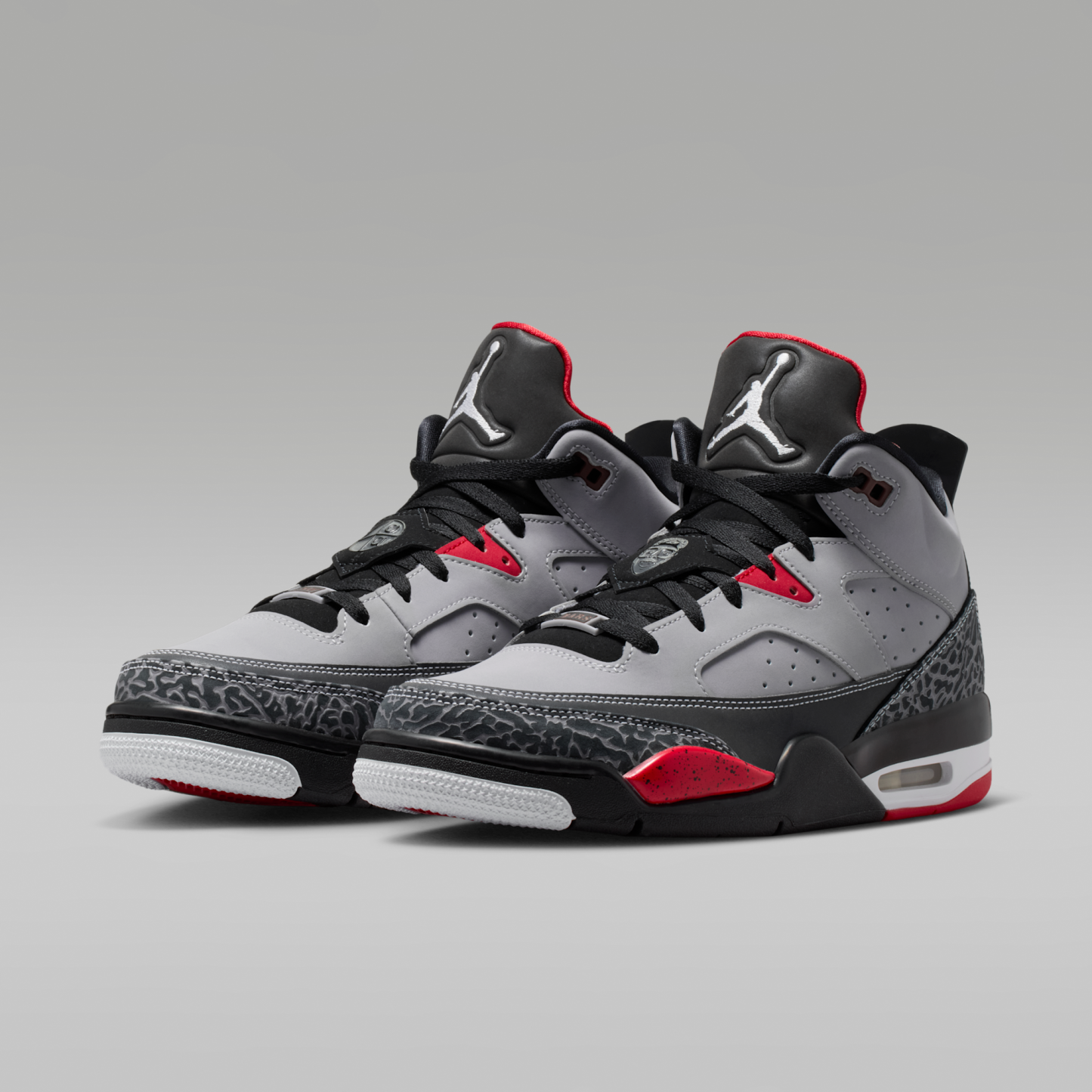 Jordan Son of Mars Low - Cement Grey/Μαύρο/Fire Red/Λευκό - 5