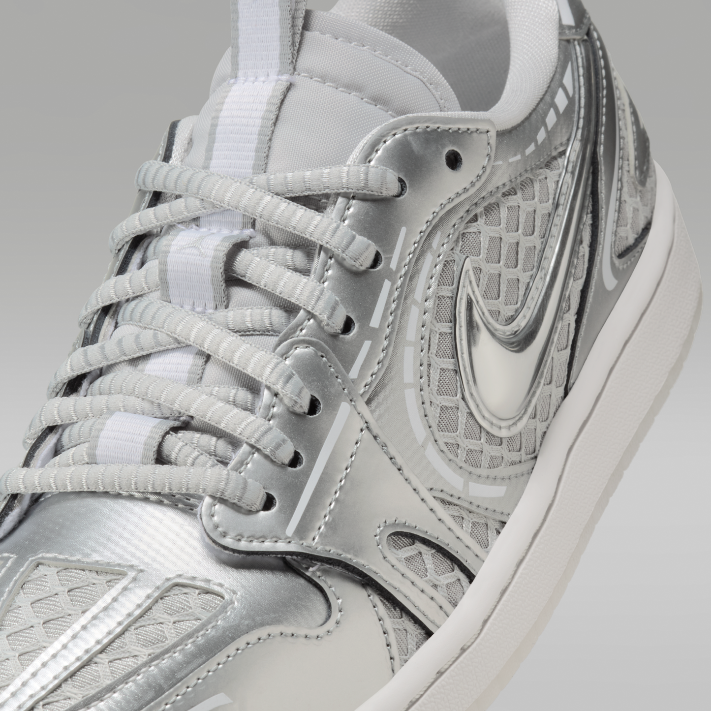 Air Jordan 1 Low Method of Make - Neutral Grey/Λευκό/Pewter Grey/Metallic Silver - 7